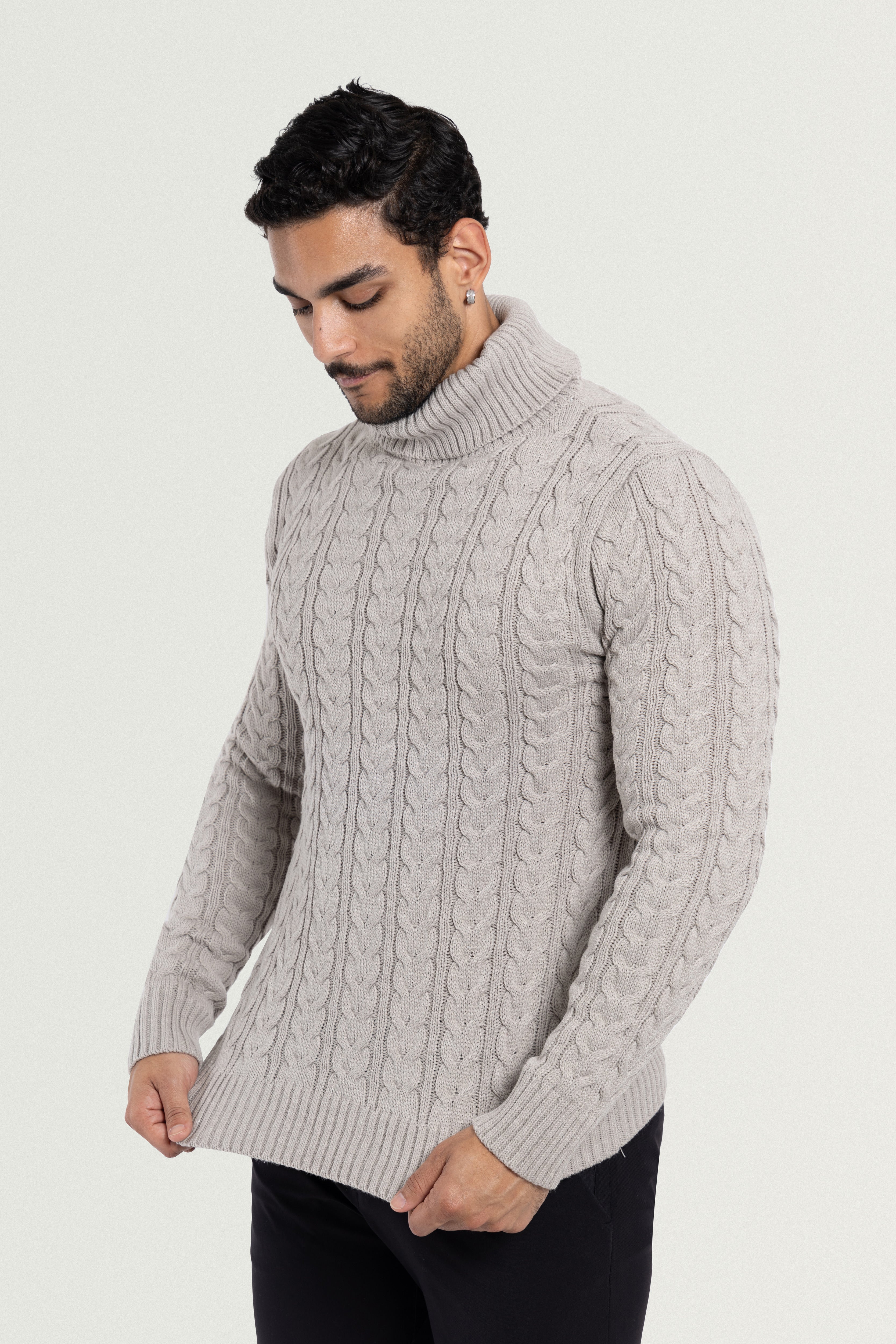 black mens turtleneck long sleeve black outfit for men black sweaters for men