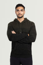 black slimfit hoodie  blue and orange hoodie men  brand name hoodies for men  buzo para hombre