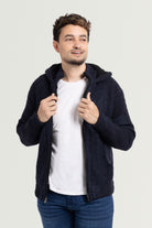 black full zipper sweaters men's  blue cardigan men  brown cardigan men  buddy love sweater