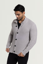 knitted cardigan  long male sweater  men's cardigan sweater with pockets  mr rogers bag