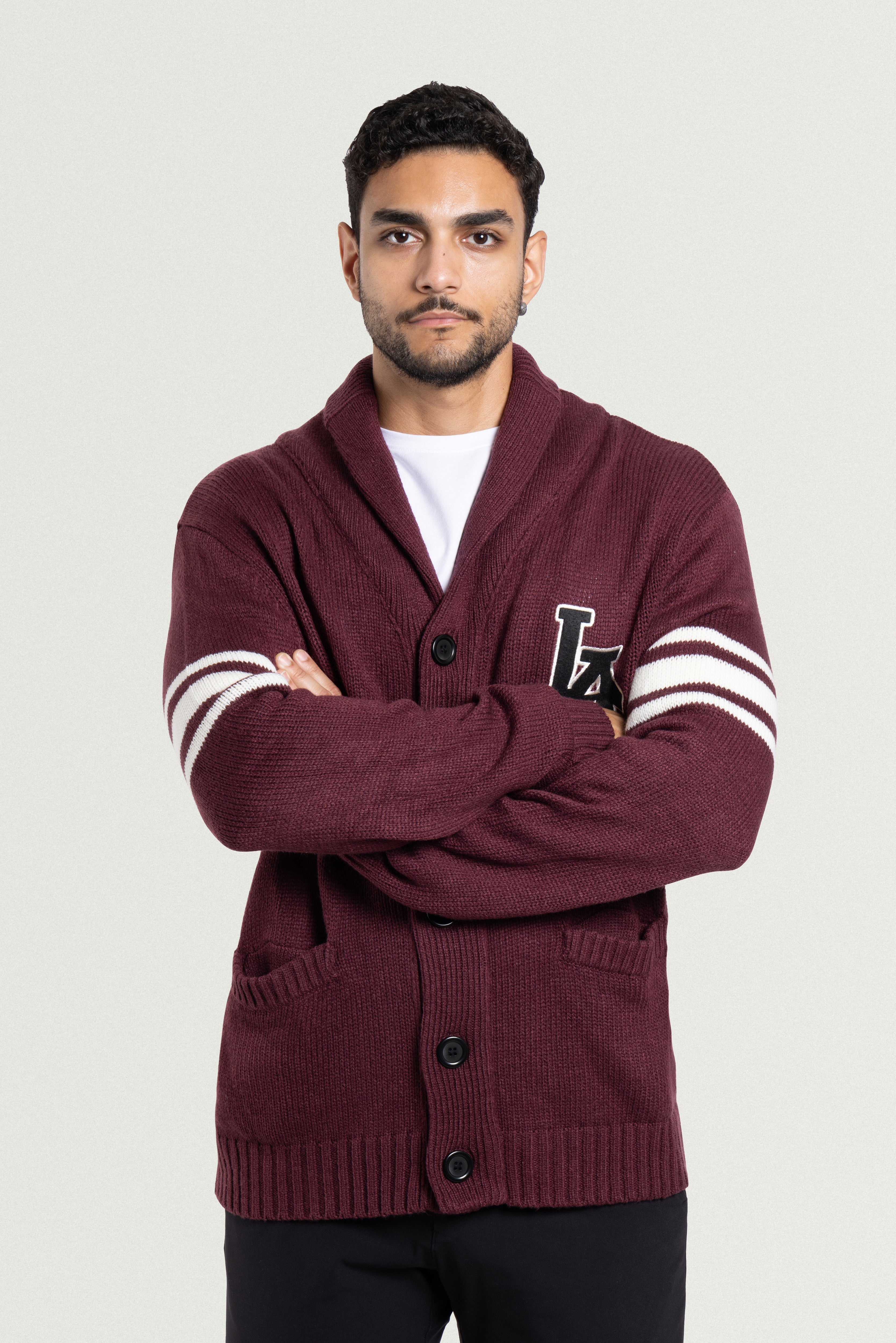 knitted cardigan long male sweater men's cardigan sweater with pockets mr rogers bag