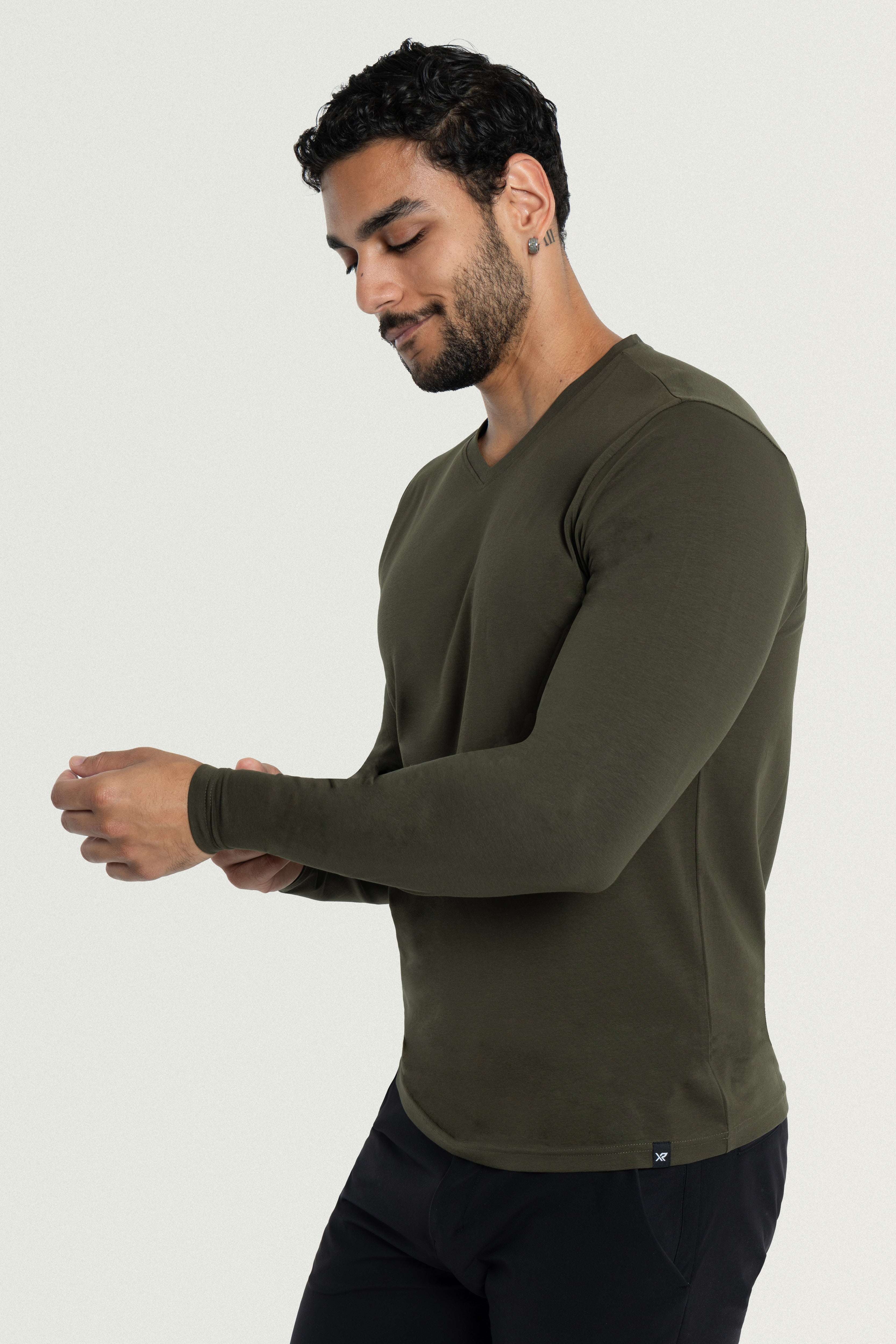 camisetas de manga larga para hombre camisetas mangas largas para hombre mens henley t shirt