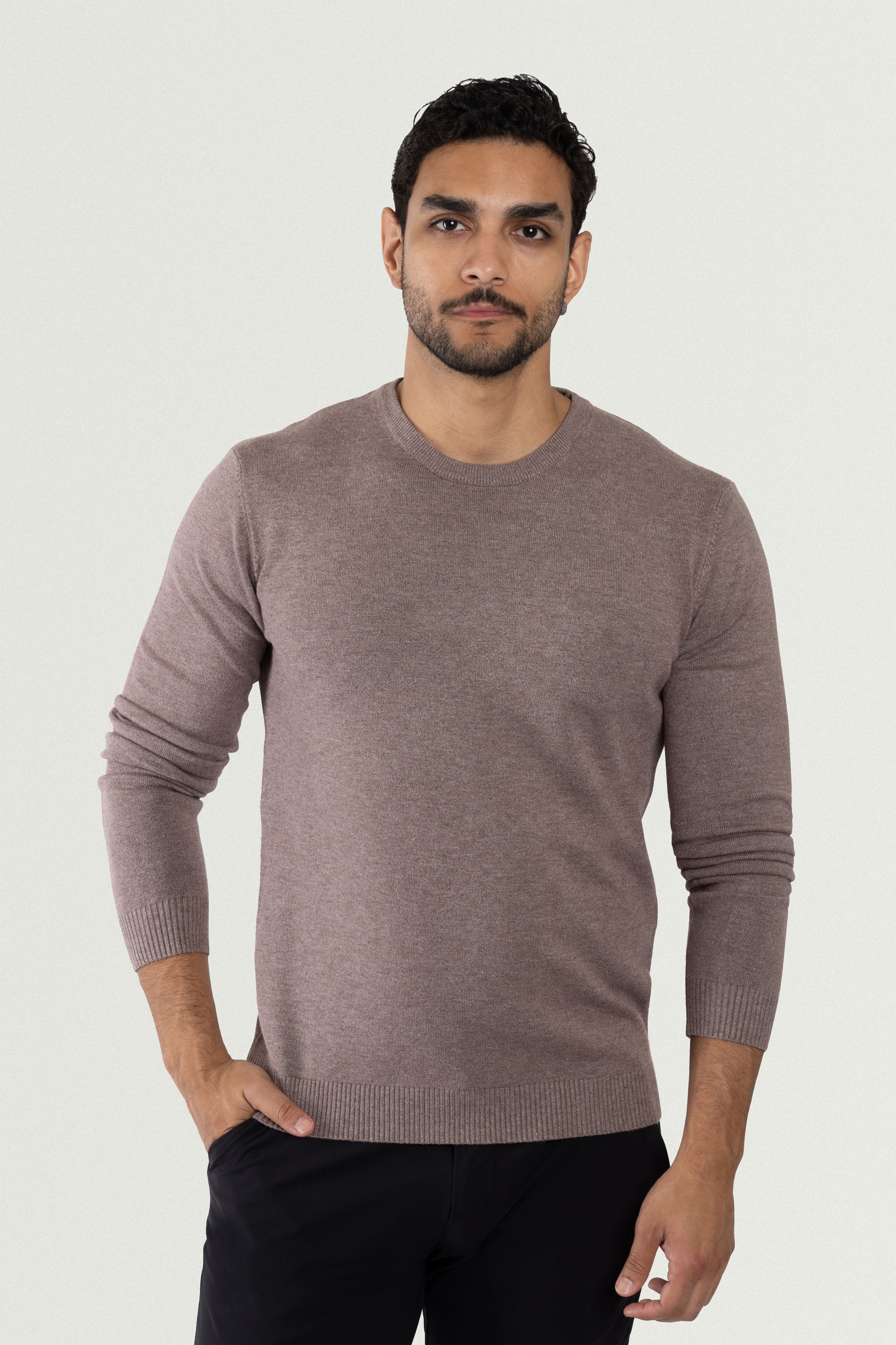 suéter para hombre sweat shirts mens adult sweaters for men beige crewneck gym sweatshirt