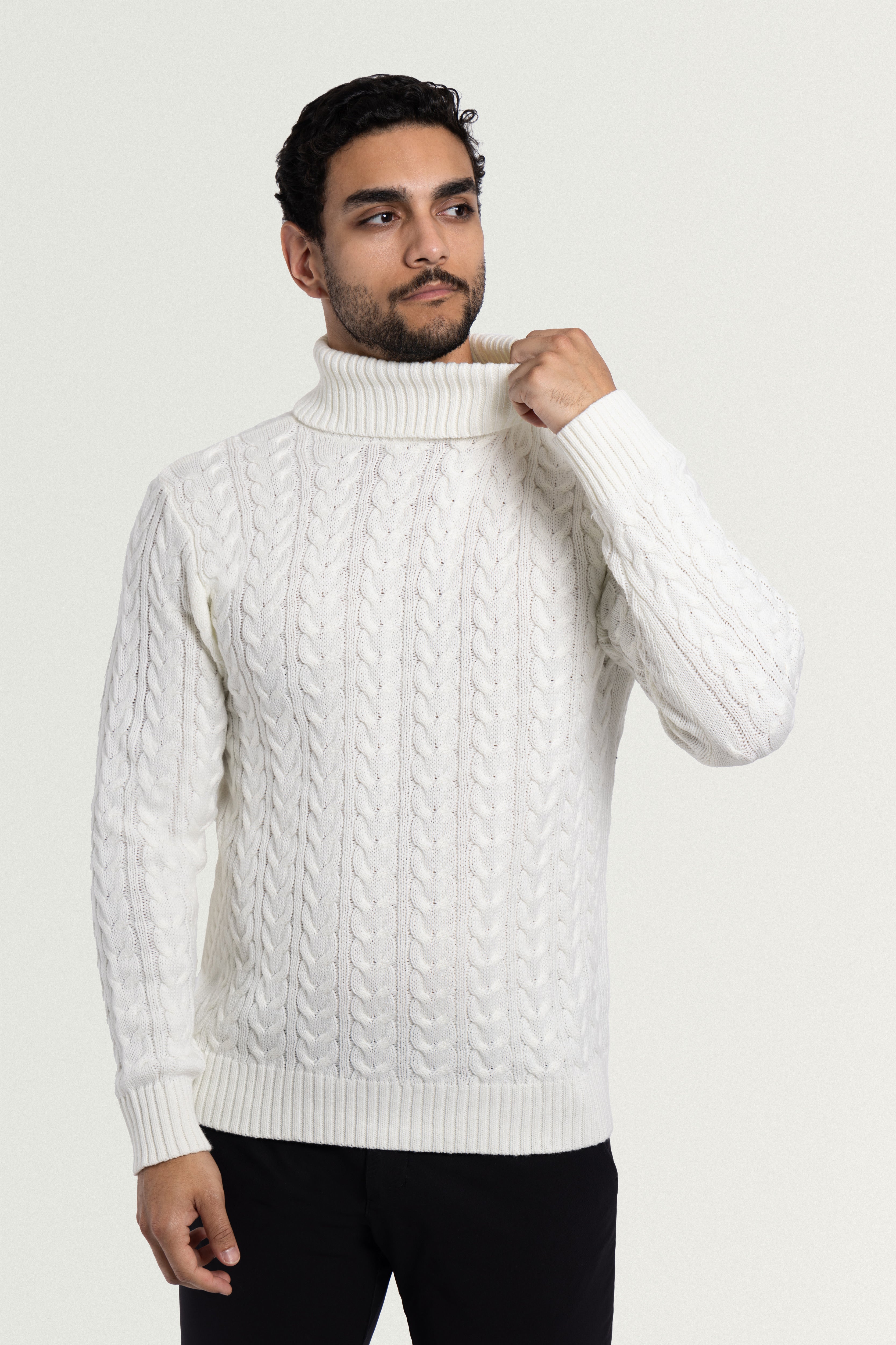 black mens turtleneck long sleeve black outfit for men black sweaters for men