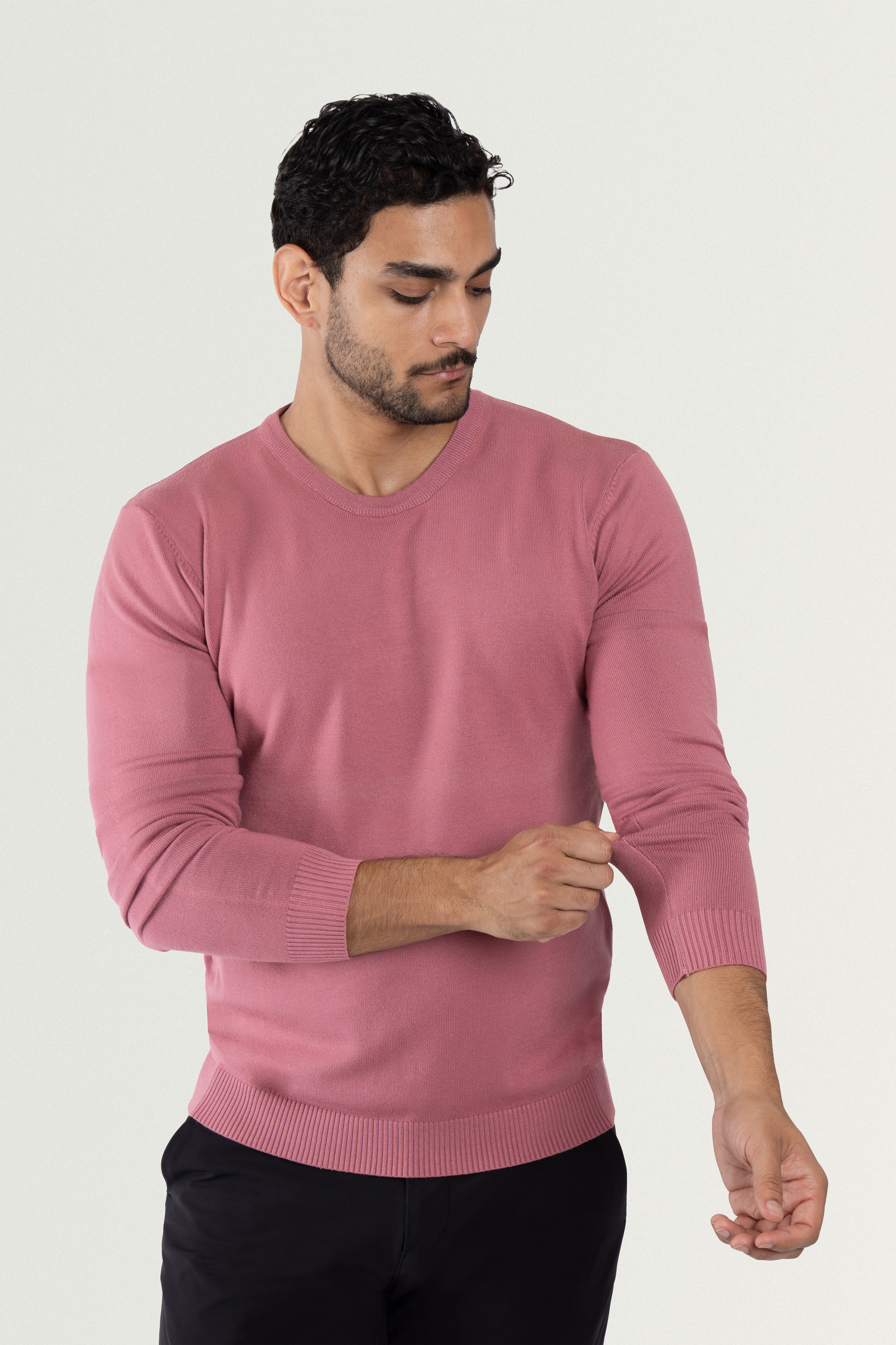 blue crewneck sweatshirt blue sweater men brown crewneck jumper for men knit sweater men