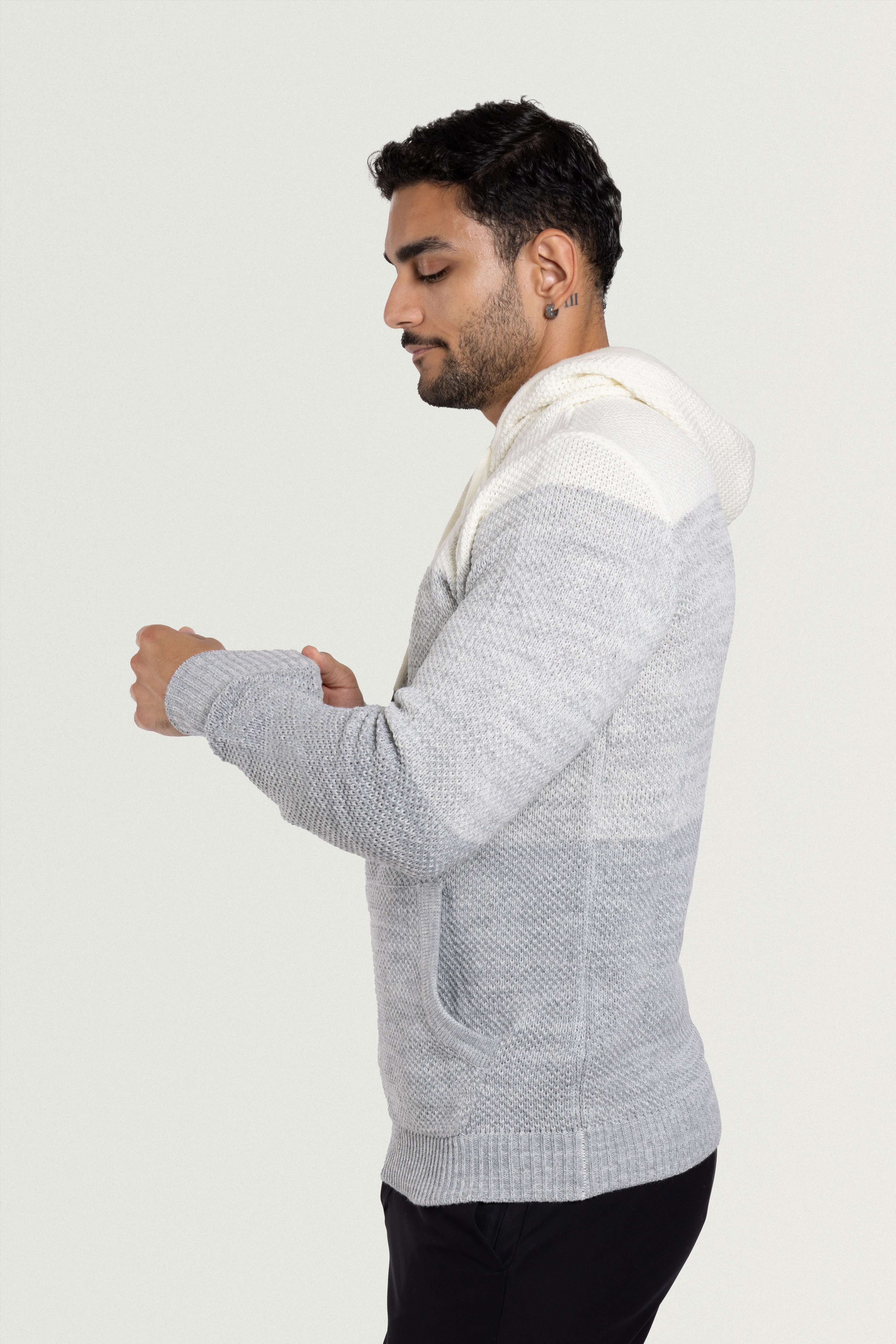 color changing hoodie  color hoodie  colorblock hoodie grey black sweatshirt guy hoodies
