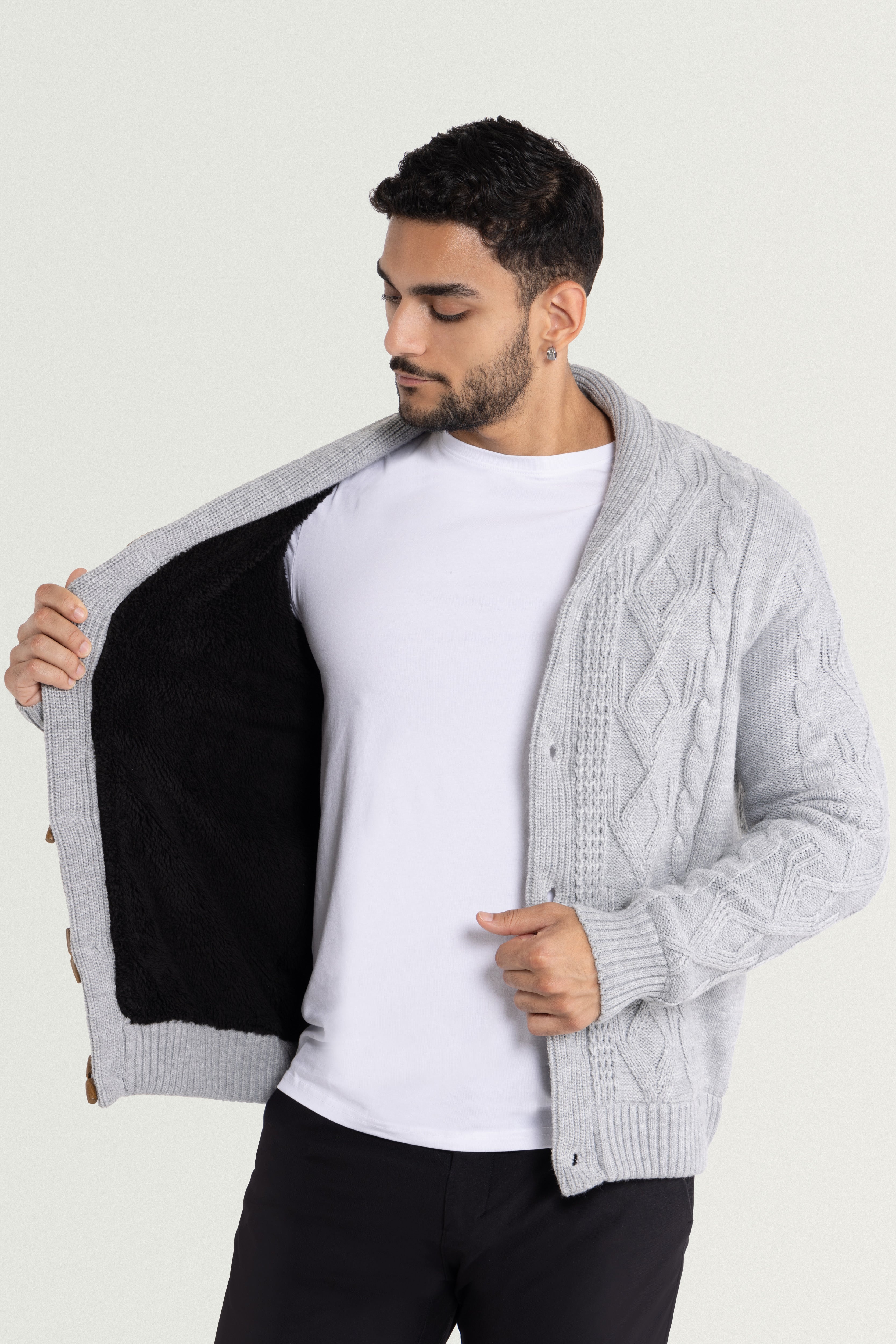 shawl neck cardigan men  mens lightweight cardigan sweater  christmas cardigan mens