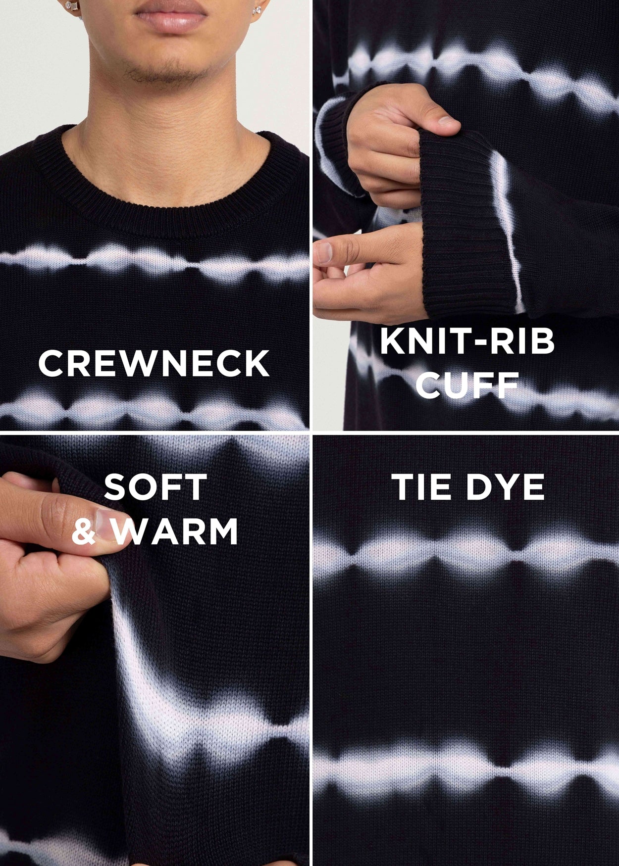 blue crewneck sweatshirt  blue sweater men  brown crewneck jumper for men knit sweater men