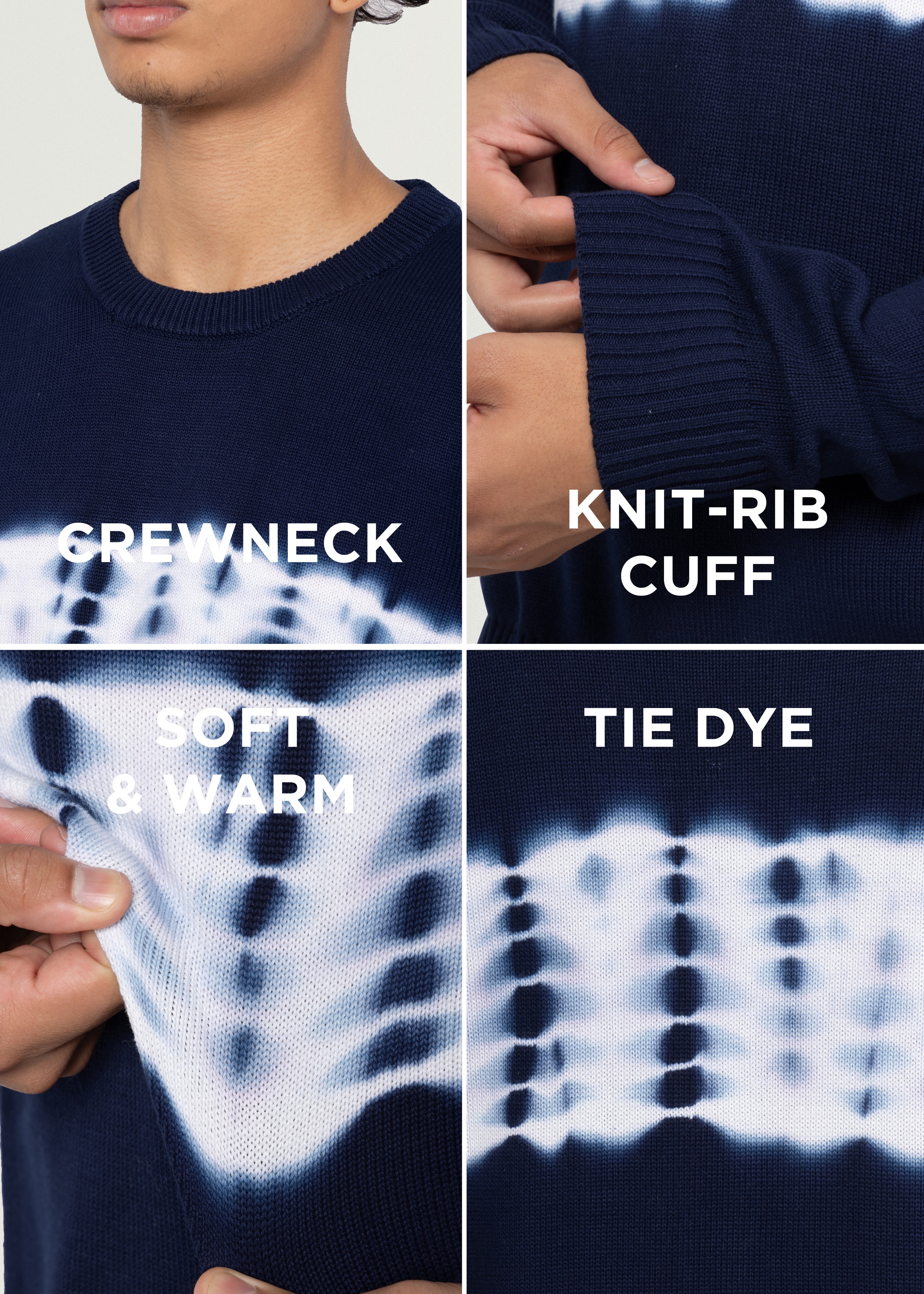 blue crewneck sweatshirt  blue sweater men  brown crewneck jumper for men knit sweater men