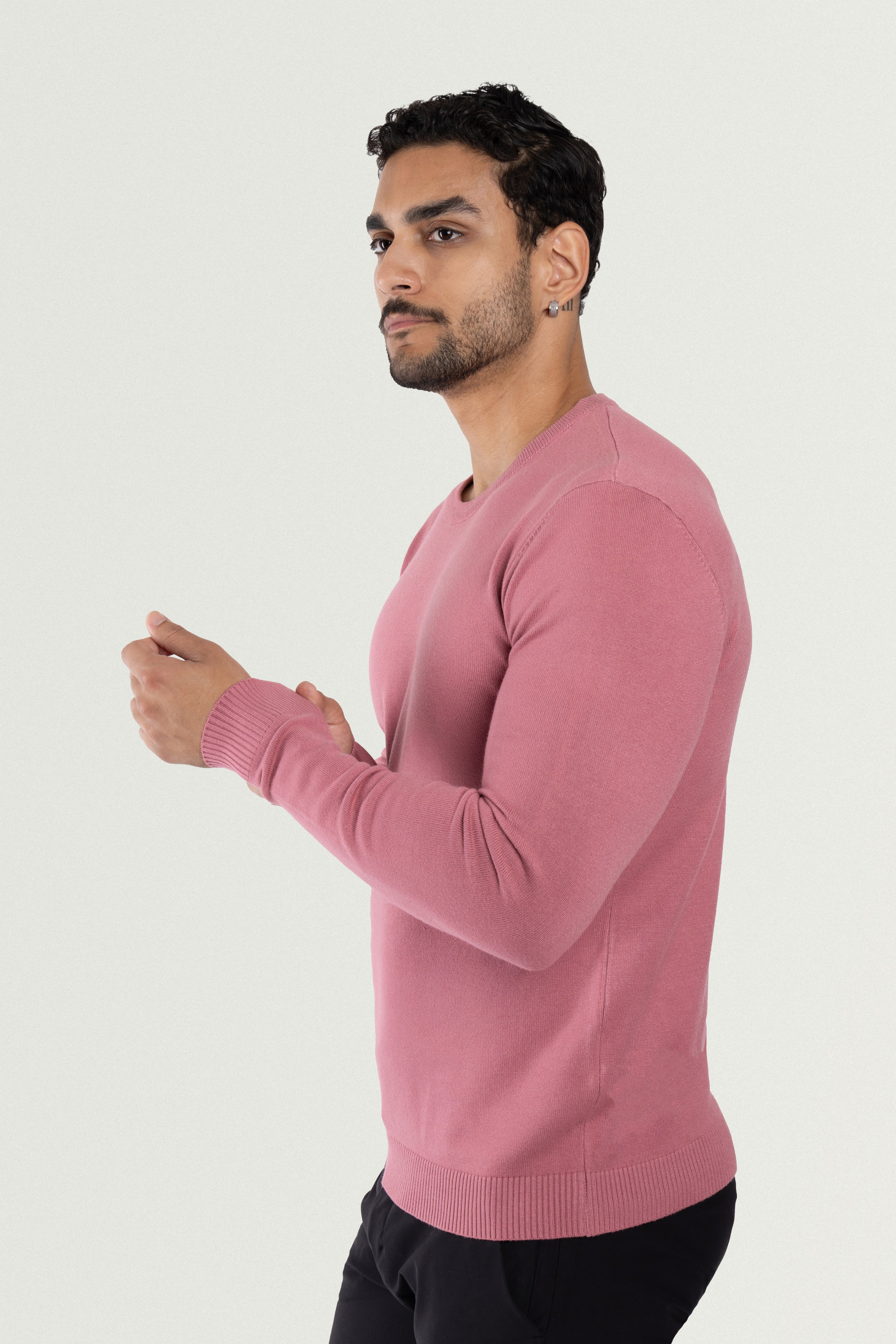 brown crewneck sweatshirt brown sweater brown sweater men knitted sweater men