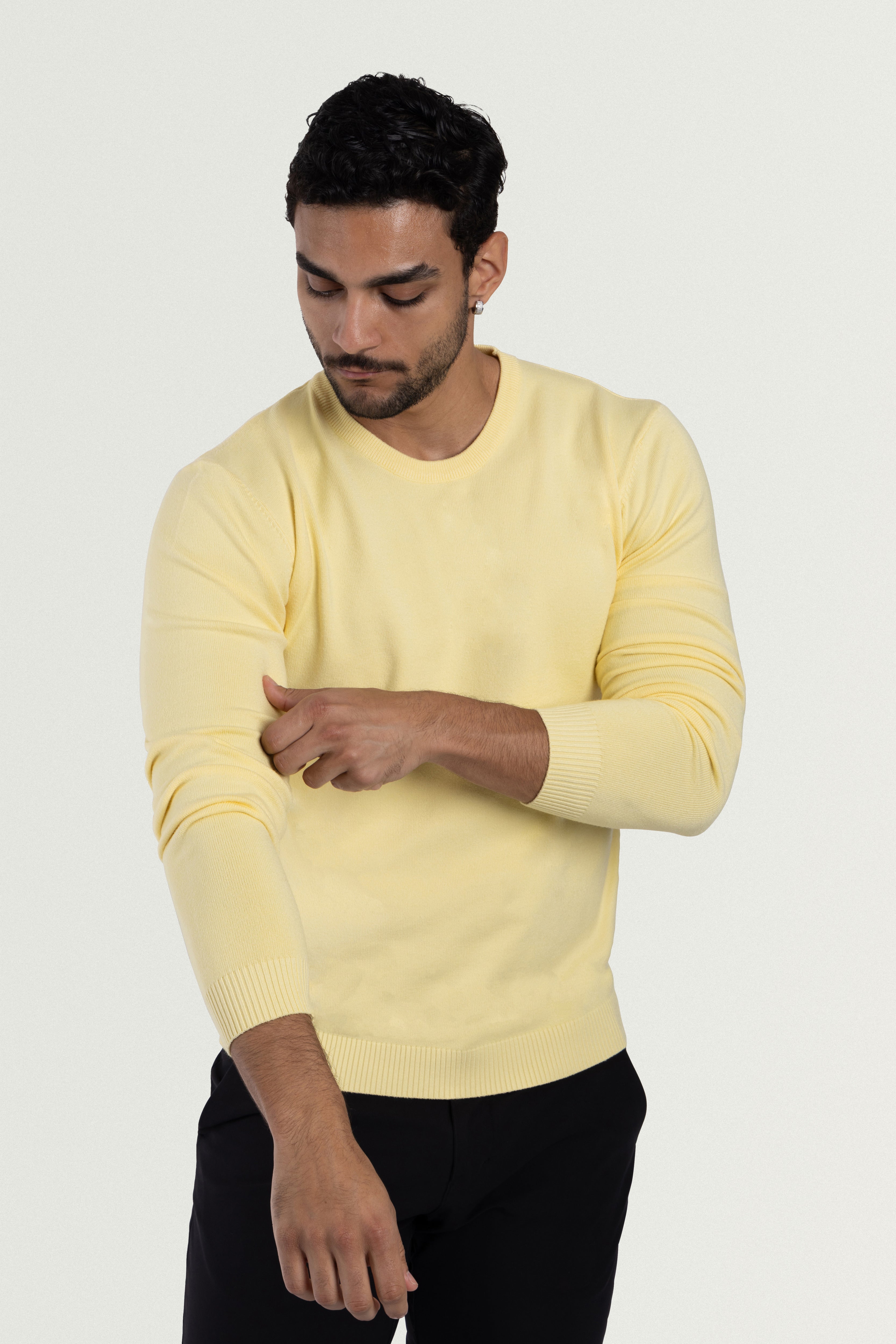 blue crewneck sweatshirt blue sweater men brown crewneck jumper for men knit sweater men