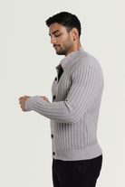 mens knit cardigan sweaters  zip up cardigan sweaters for men  brown button down sweater for men