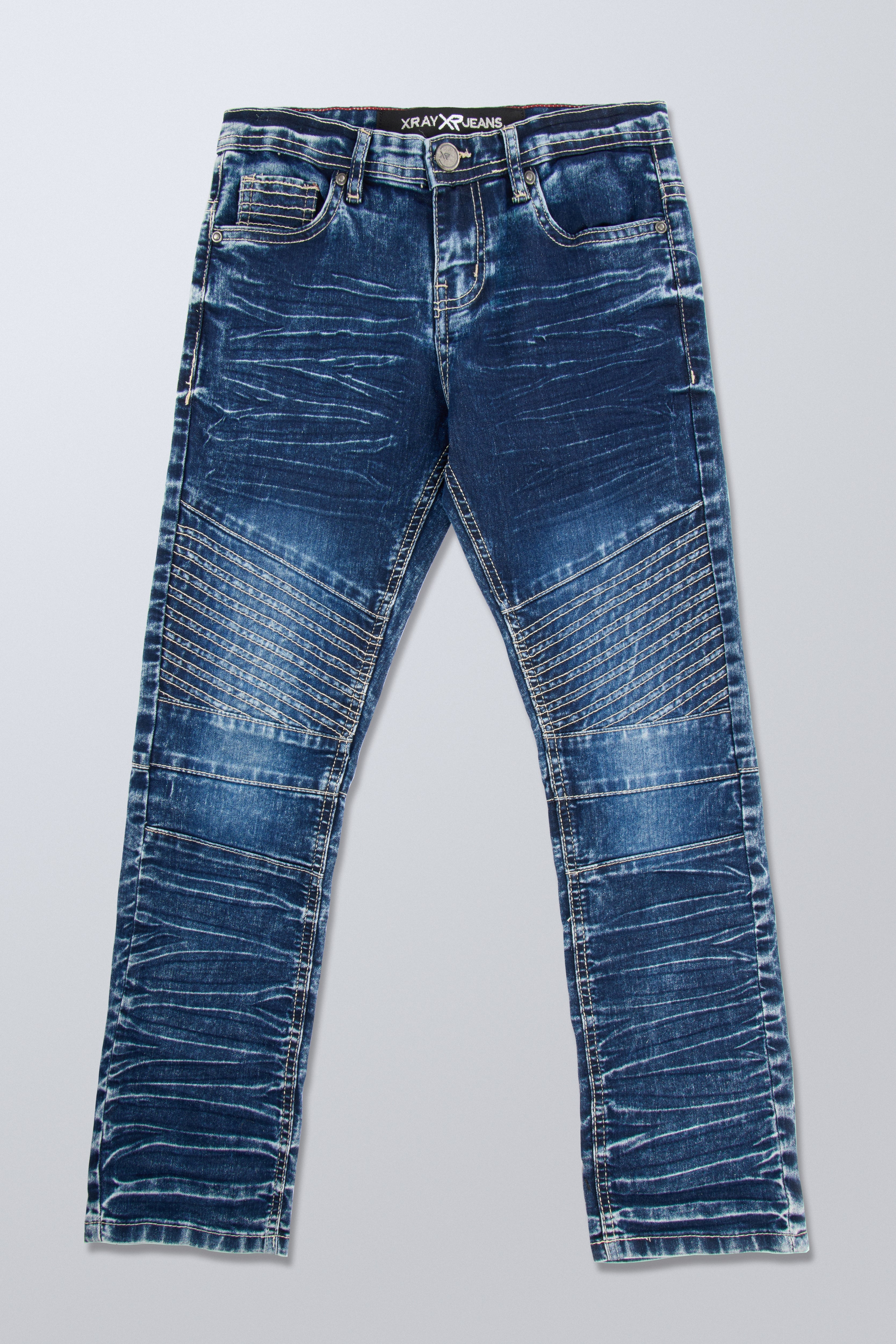X RAY Big Boys Slim Fit Biker Denim Jeans – X-RAY JEANS X RAY Big Boys Slim Fit Biker Denim Jeans – X-RAY JEANS