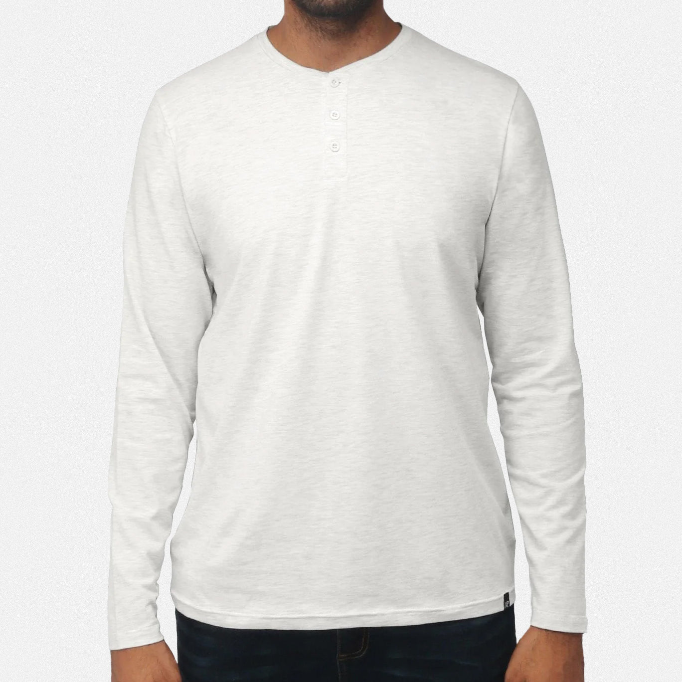X RAY Men's Classic Long Sleeve Henley T-Shirt