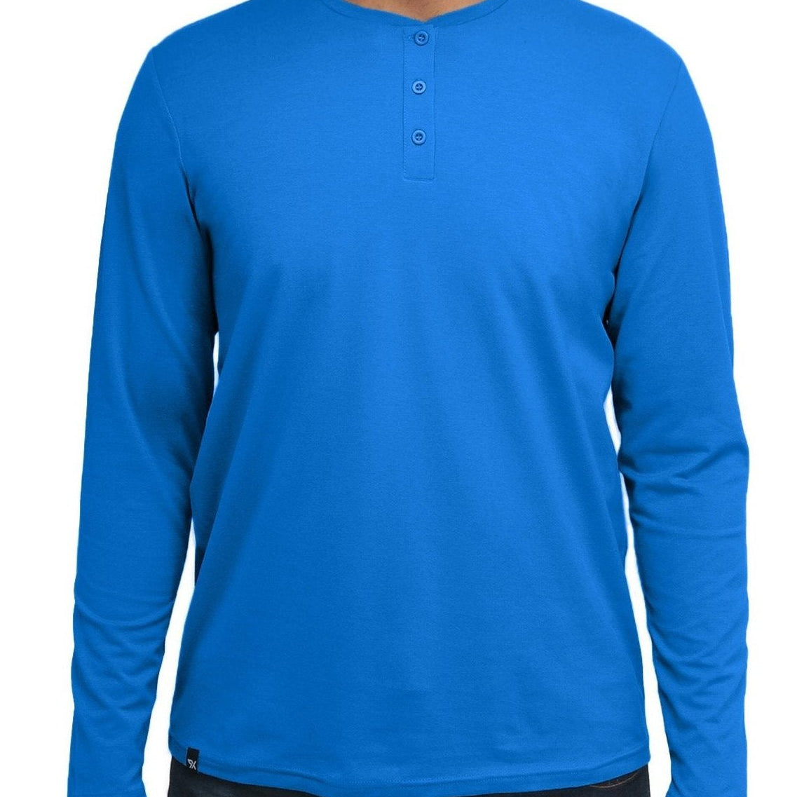 X RAY Men's Classic Long Sleeve Henley T-Shirt