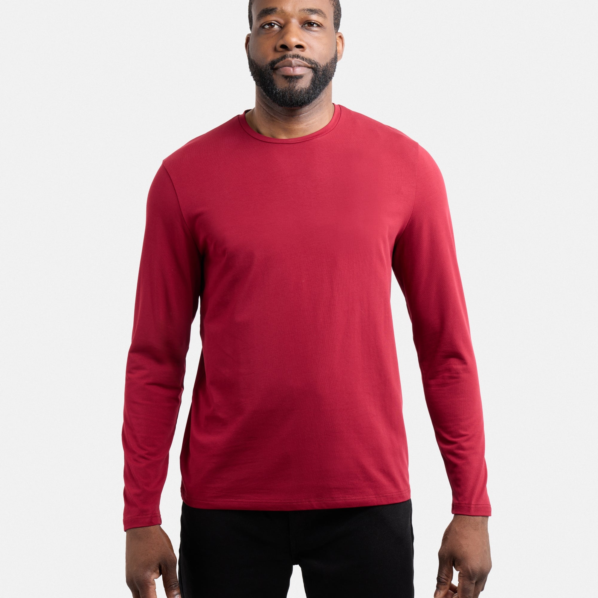 X RAY Men's Classic Long Sleeve Crewneck T-shirt