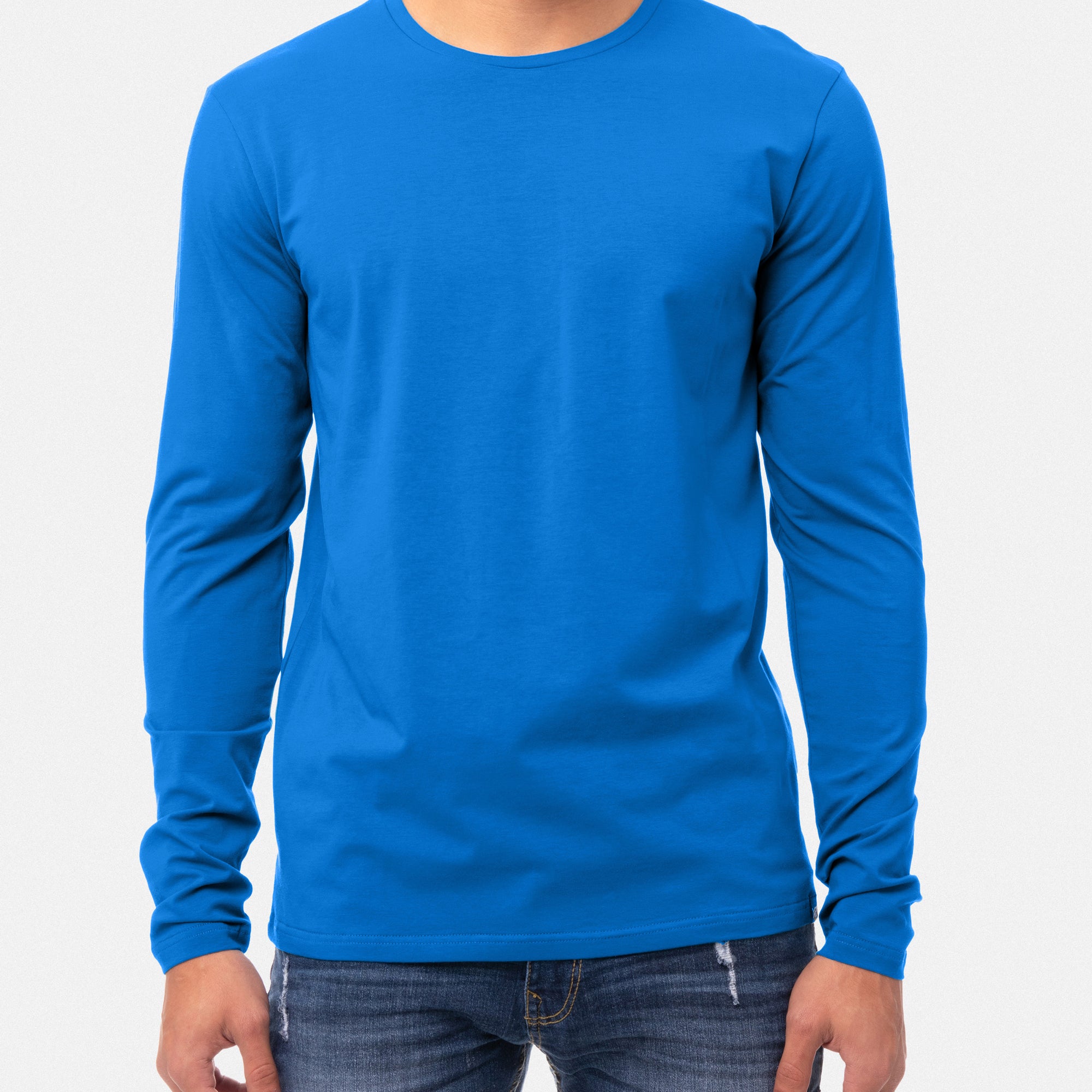 X RAY Men's Classic Long Sleeve Crewneck T-shirt