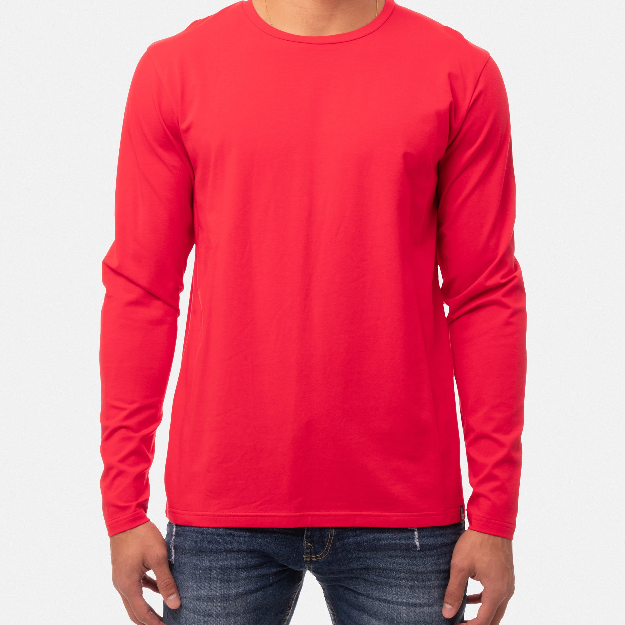 X RAY Men's Classic Long Sleeve Crewneck T-shirt