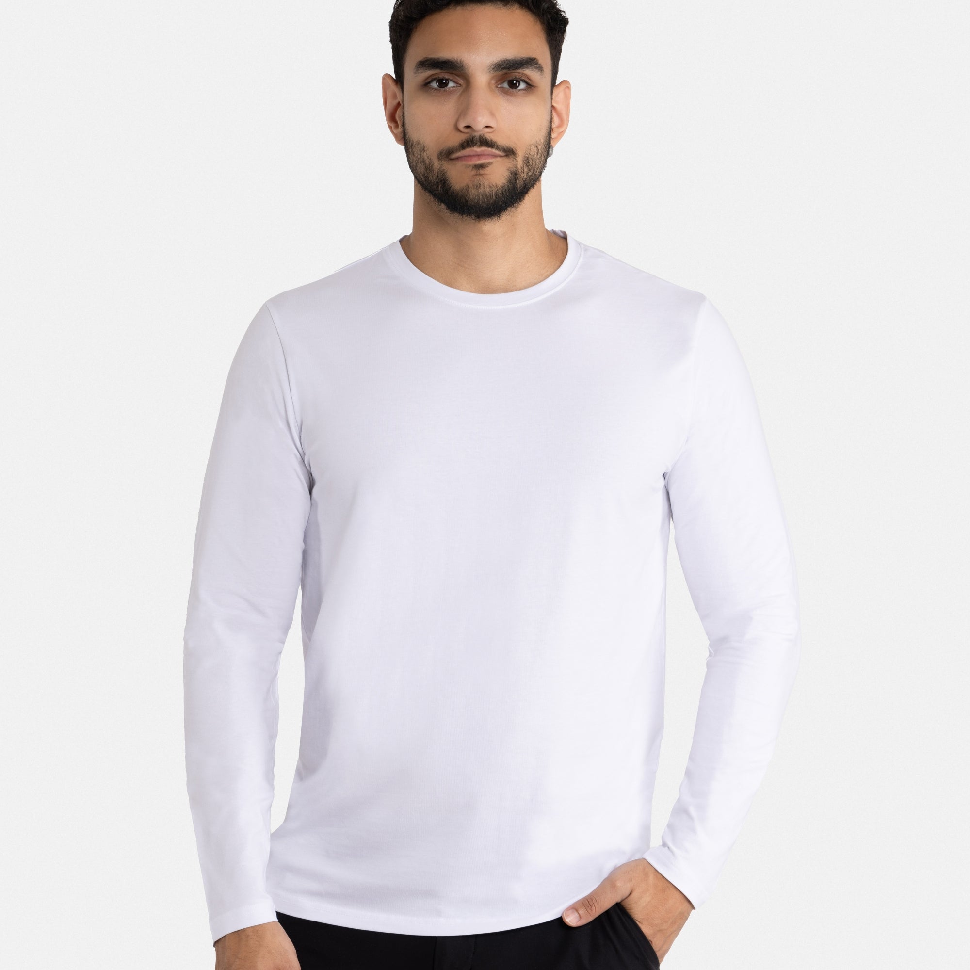 X RAY Men's Classic Long Sleeve Crewneck T-shirt