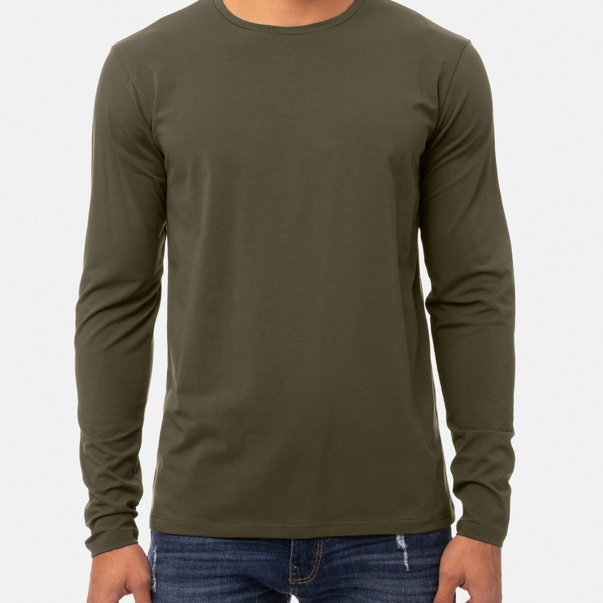 X RAY Men's Classic Long Sleeve Crewneck T-shirt