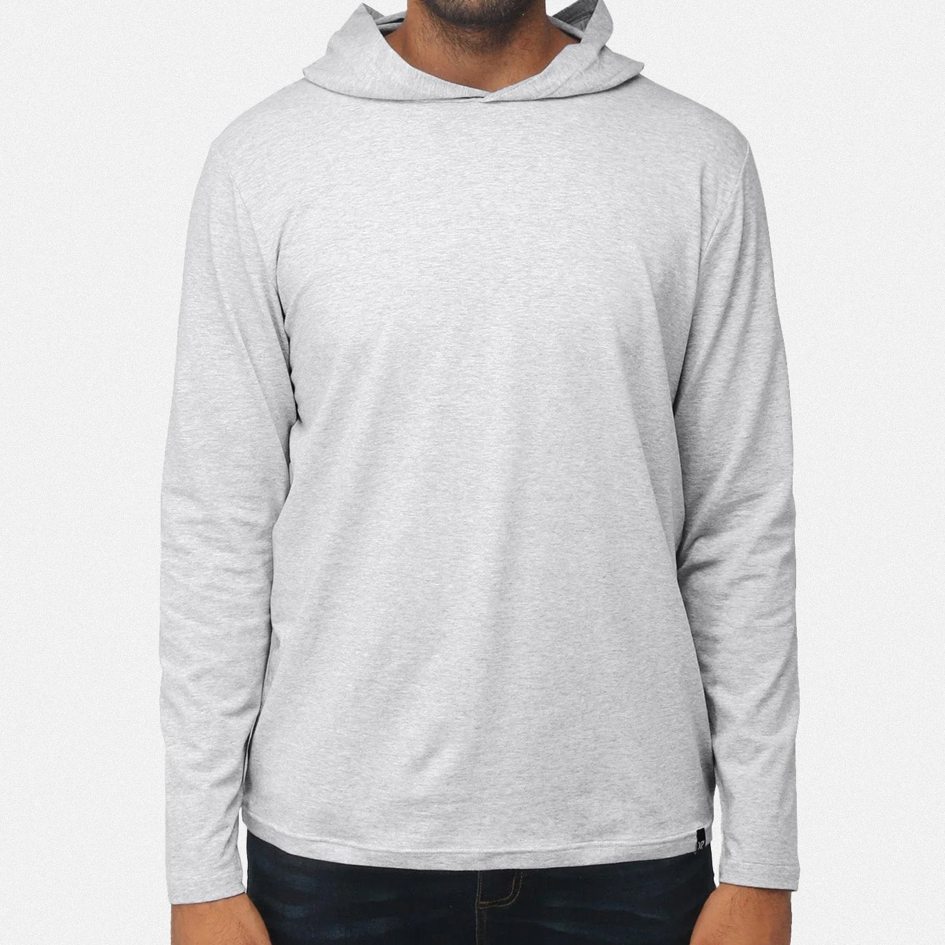 X RAY Men's Long Sleeve Hooded Shirt