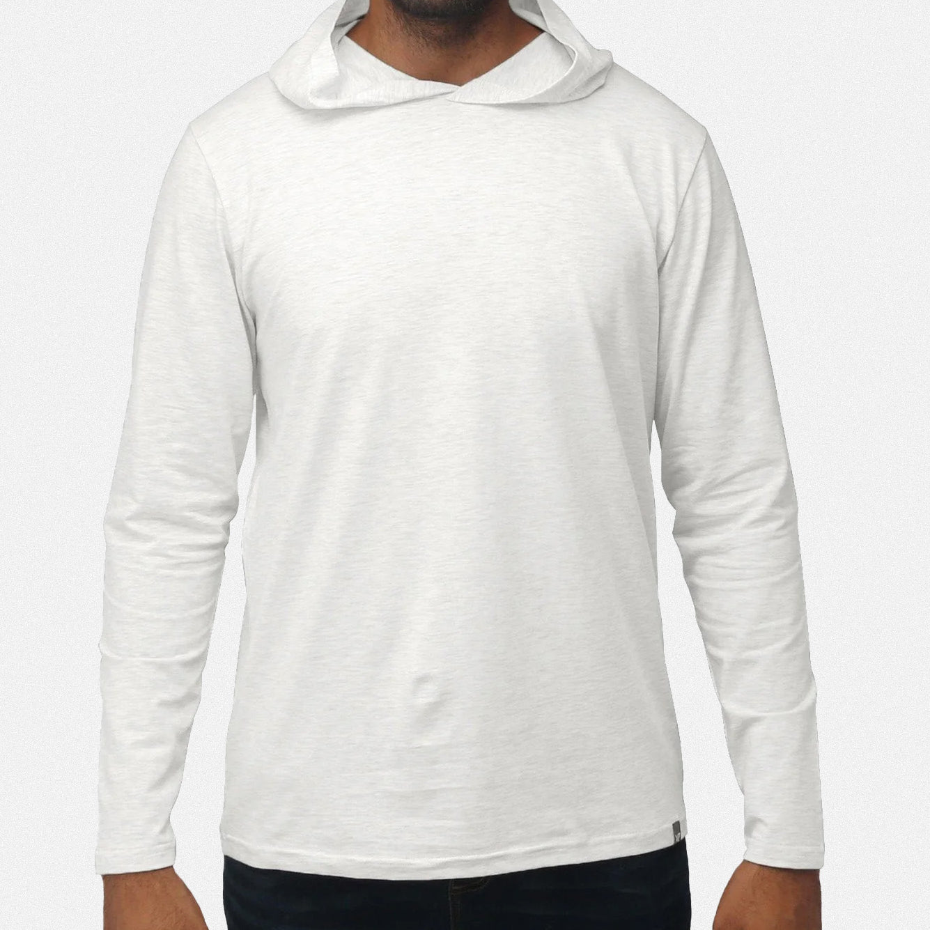 X RAY Men's Long Sleeve Hooded Shirt