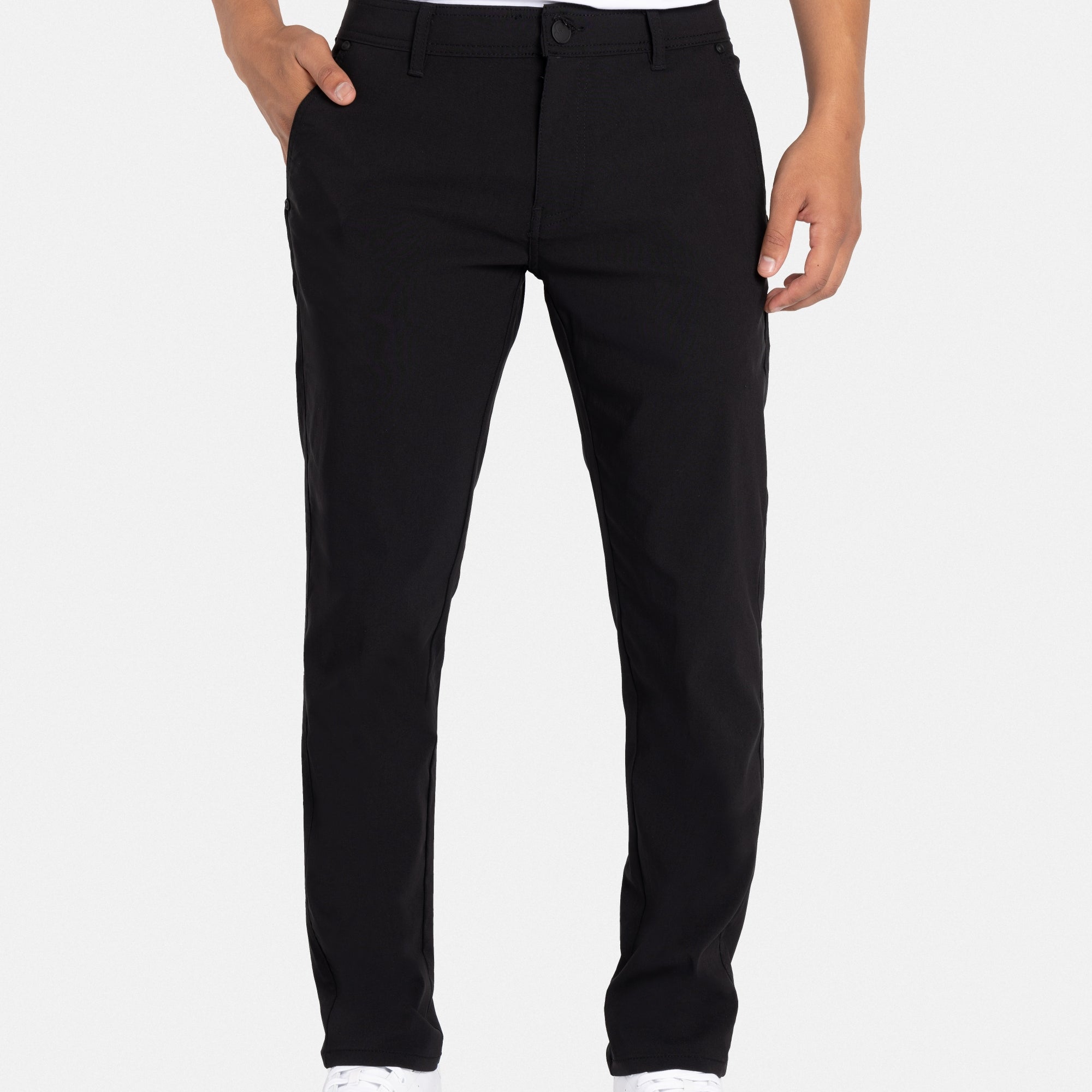 X RAY Men's Stretch Golf Pants Quick Dry Lightweight Casual Nylon Pants with Pockets