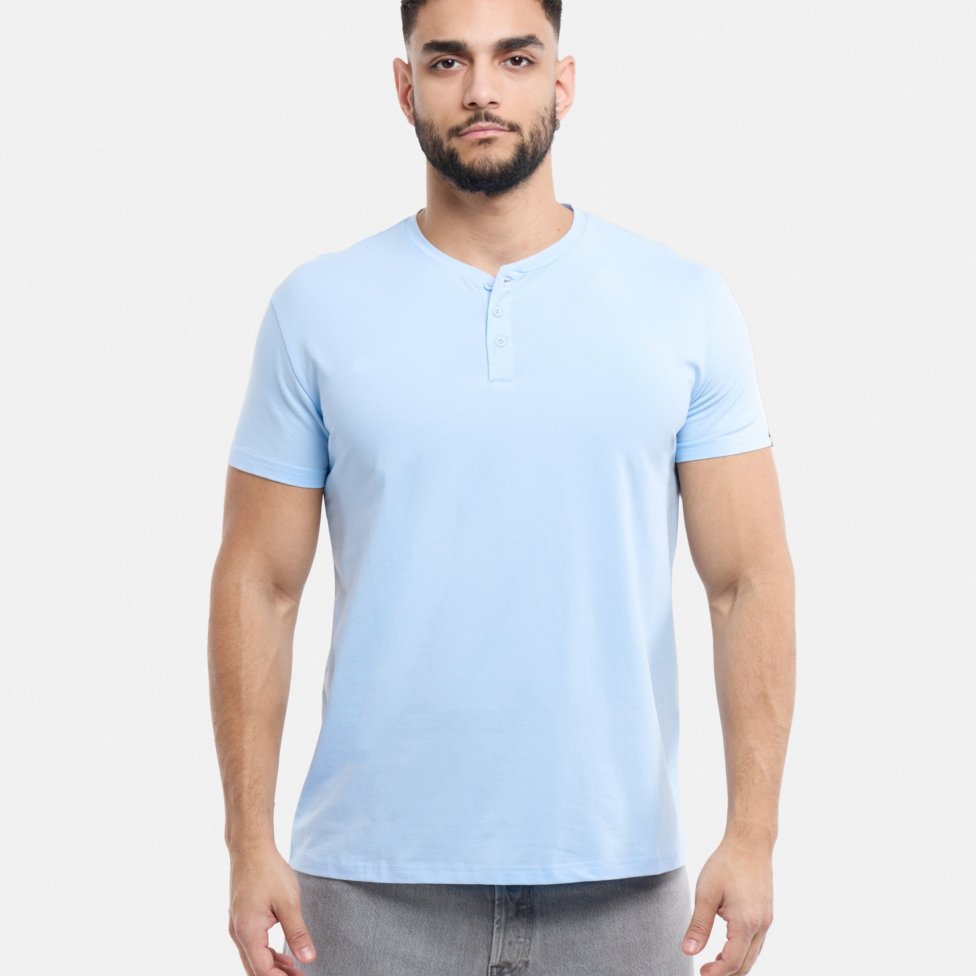 #XMTS-27014 The Classic Comfort Henley Tee