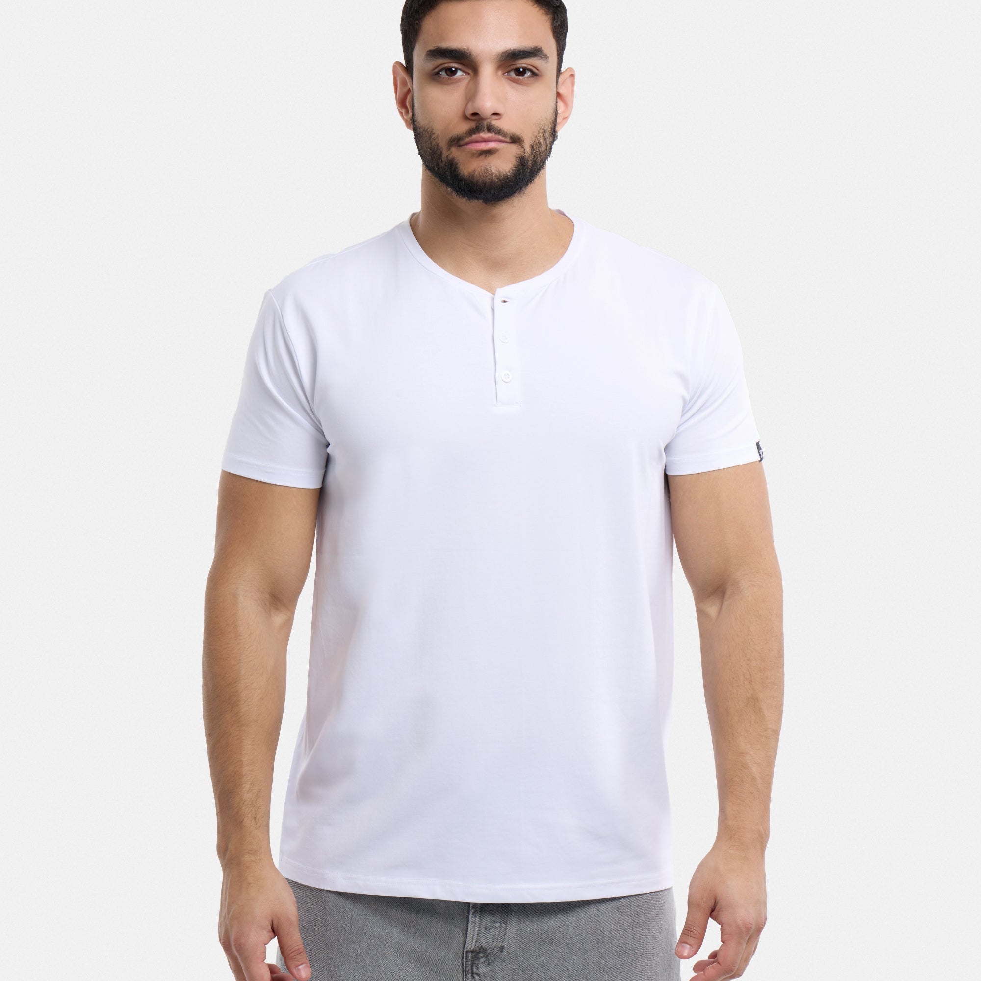 #XMTS-27014 The Classic Comfort Henley Tee