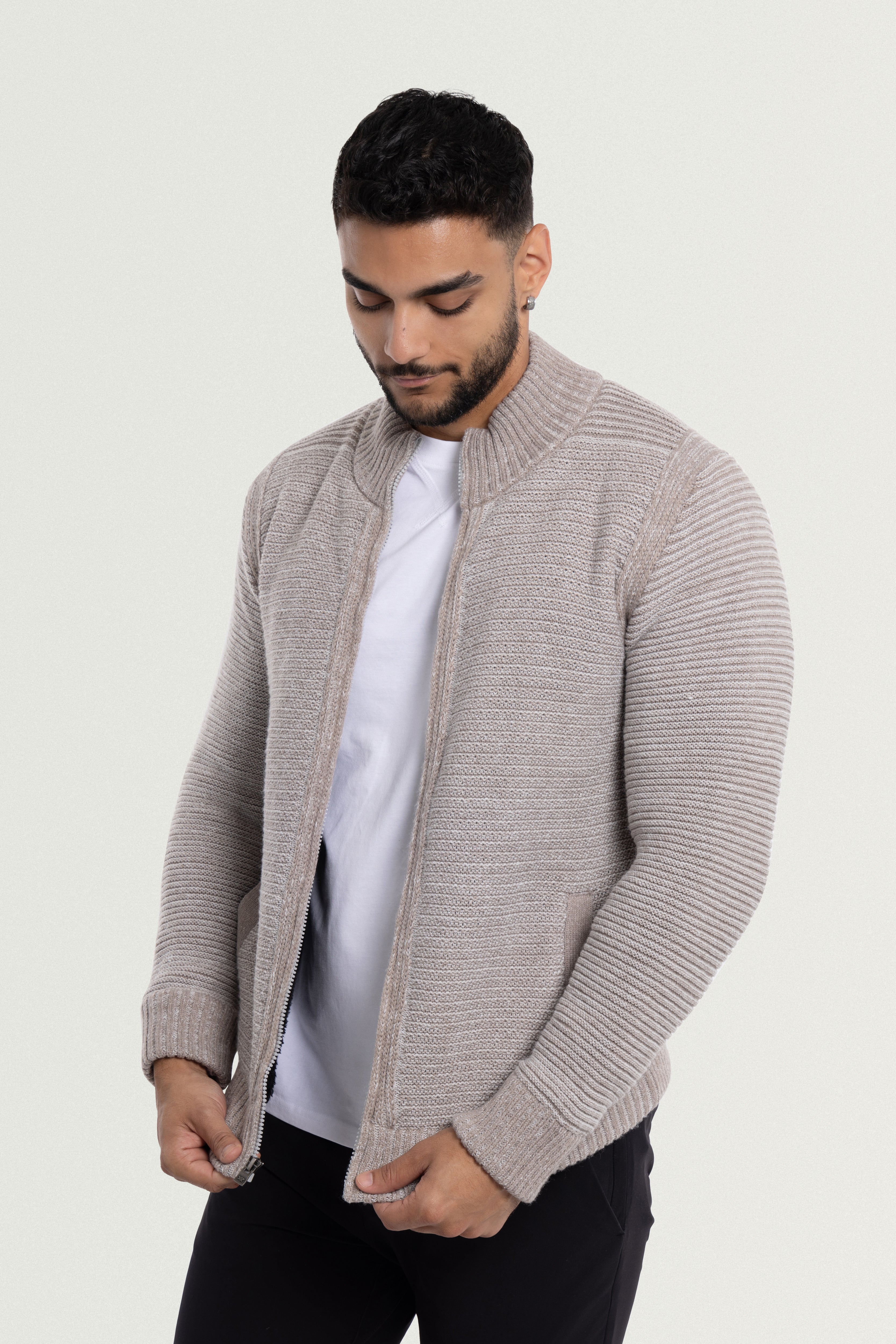 mens grandpa sweater mens sweater korean men's long cardigan mens military wool sweater