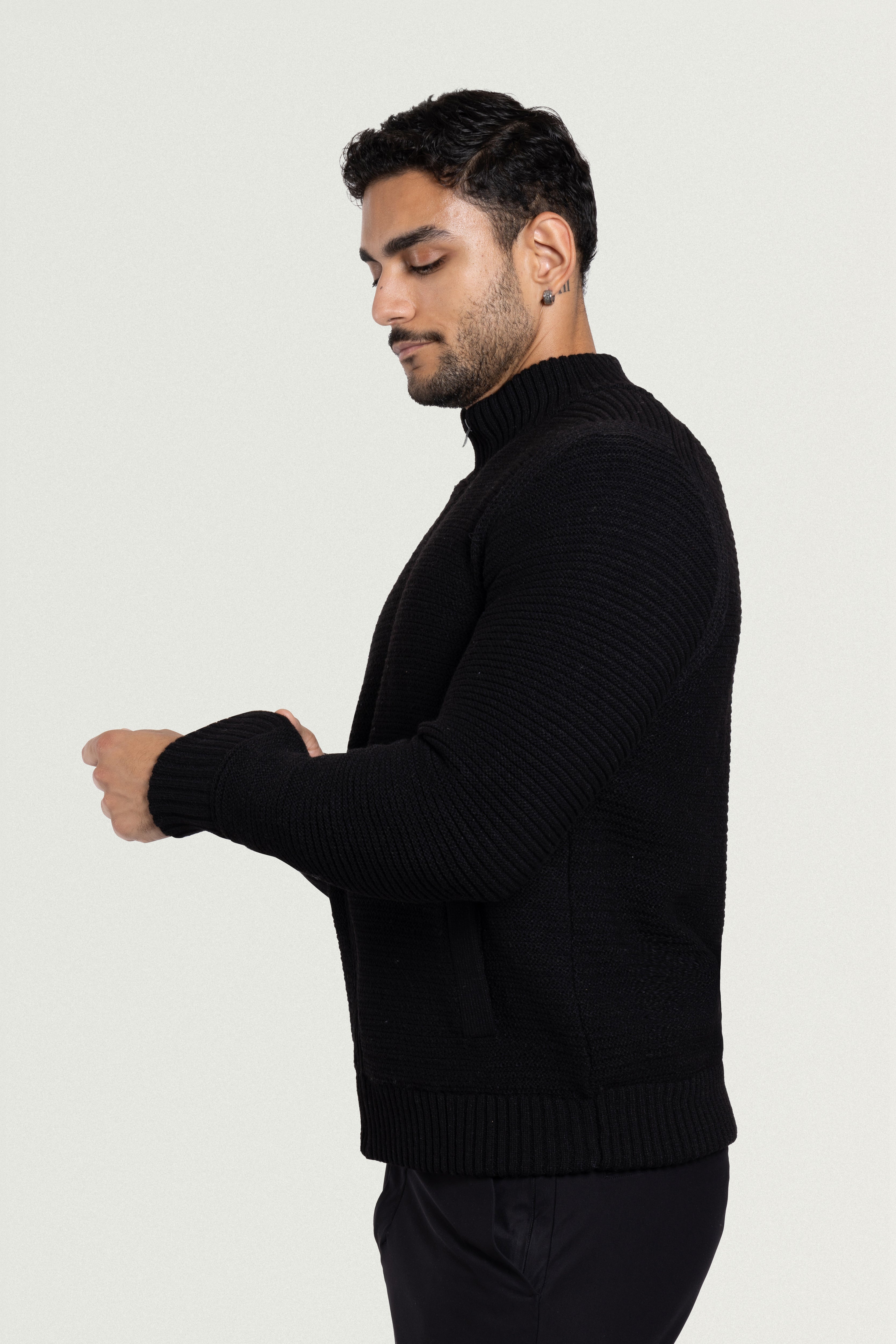 mens chunky wool sweater ugly sweater cardigan men sweater with pockets men men's sweater cardigan