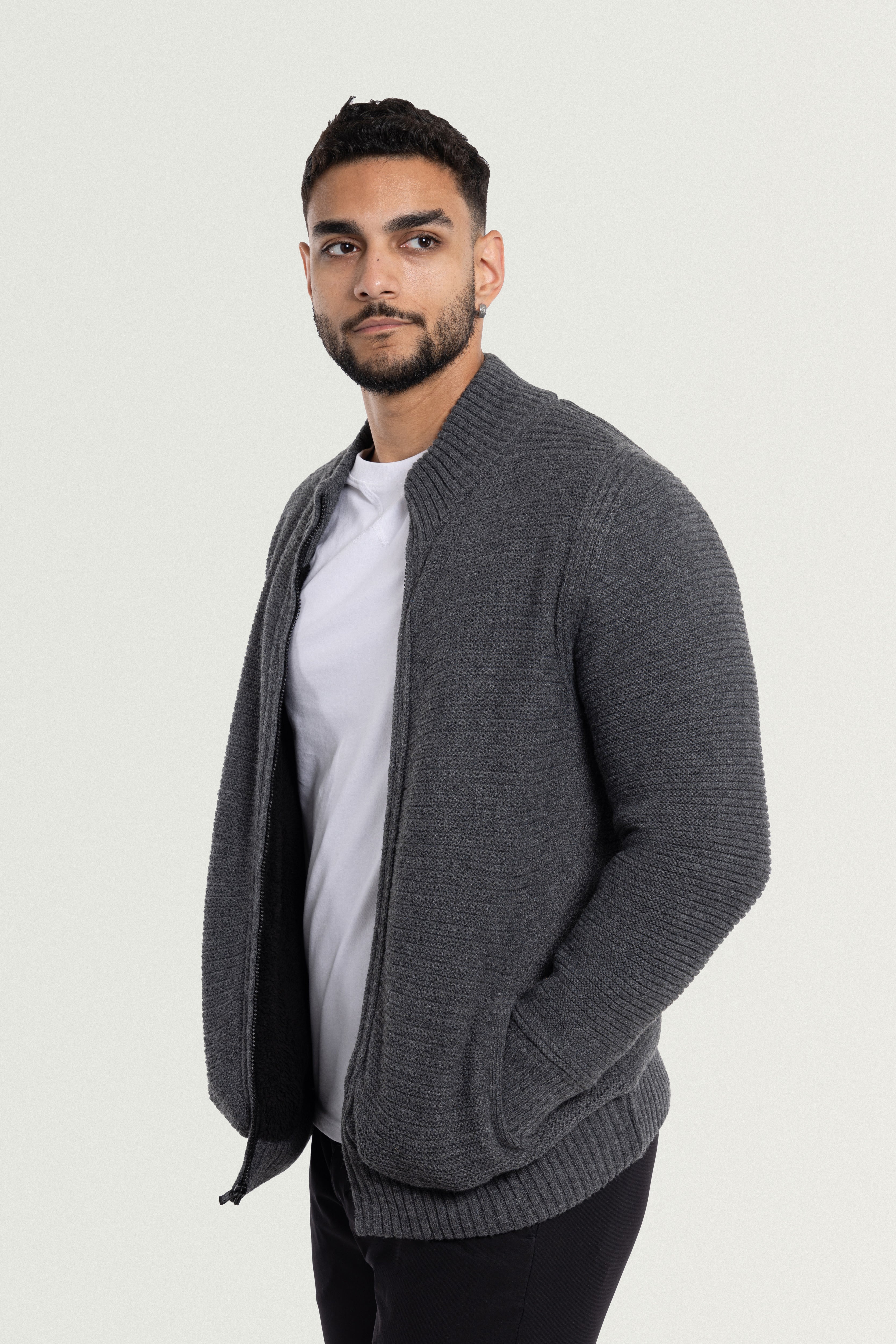 mens grandpa sweater mens sweater korean men's long cardigan mens military wool sweater