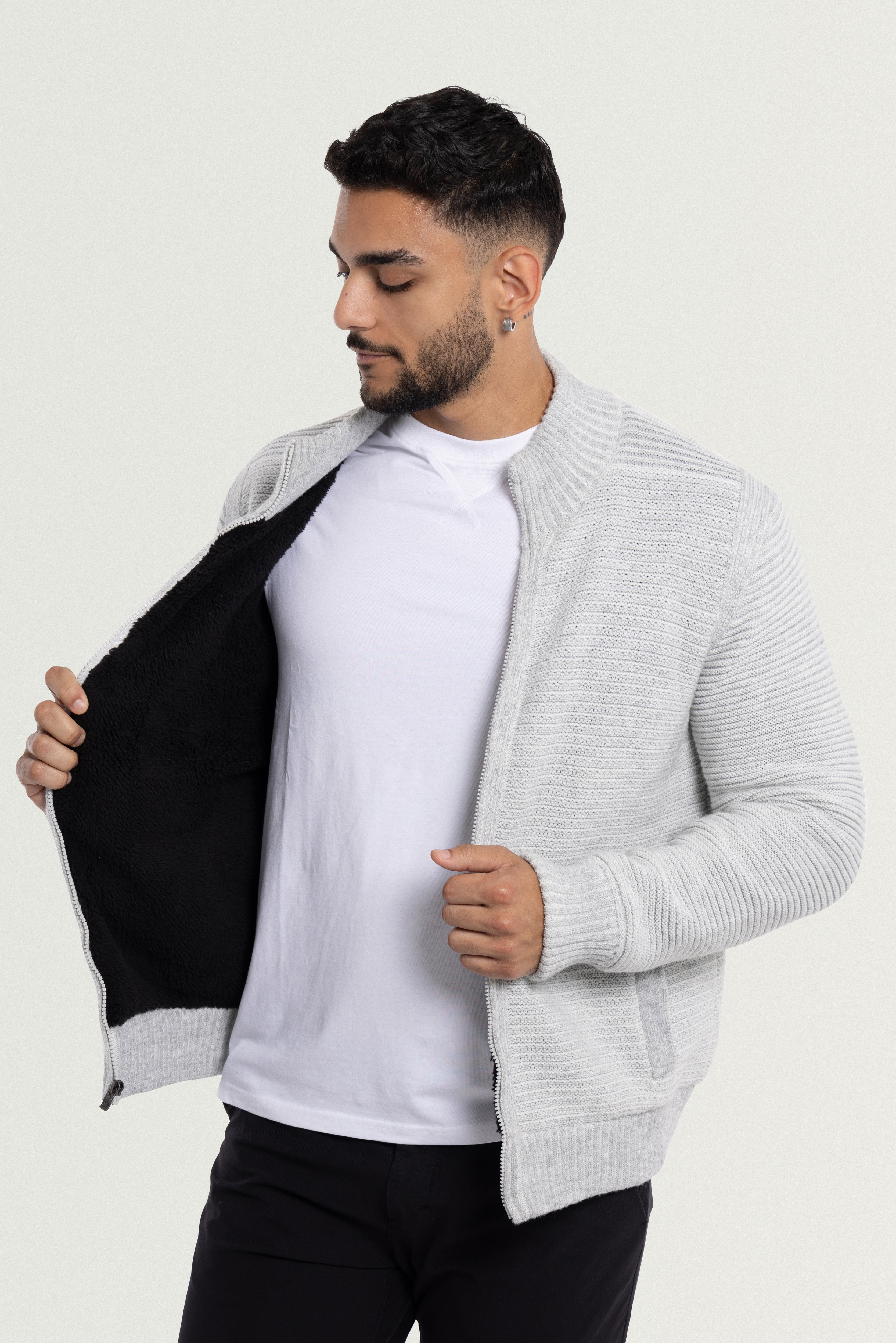 mens summer sweater men fashion cardigan sweater grey sweater men wool yellow v neck sweater men