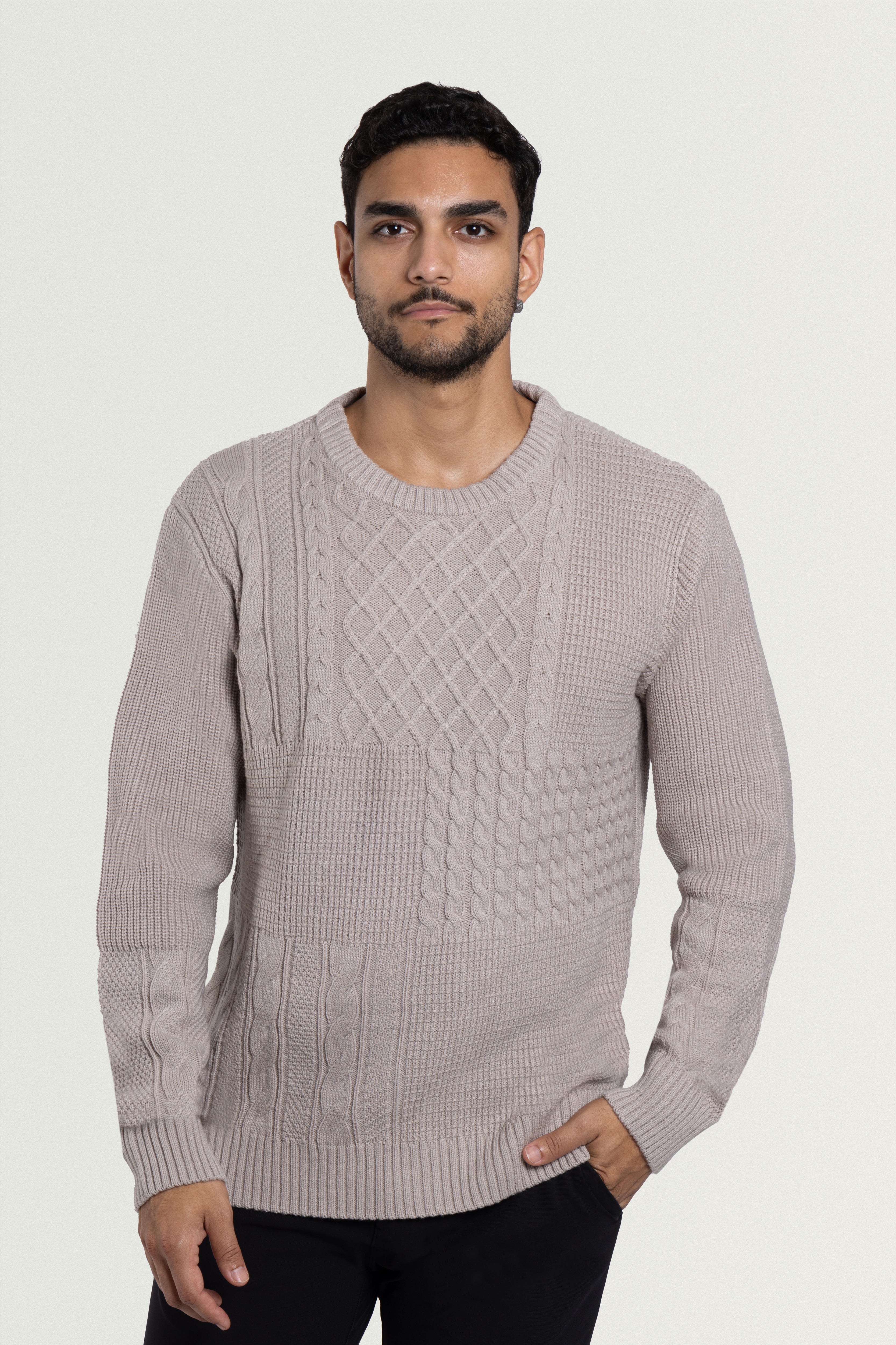 suéter para hombre  sweat shirts mens adult  sweaters for men  beige crewneck gym sweatshirt