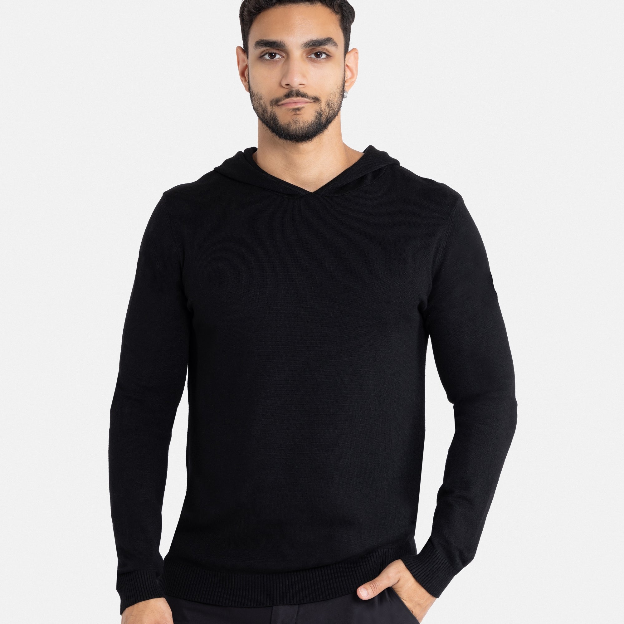 X RAY Men's Basic Casual Pullover Hooded Sweater