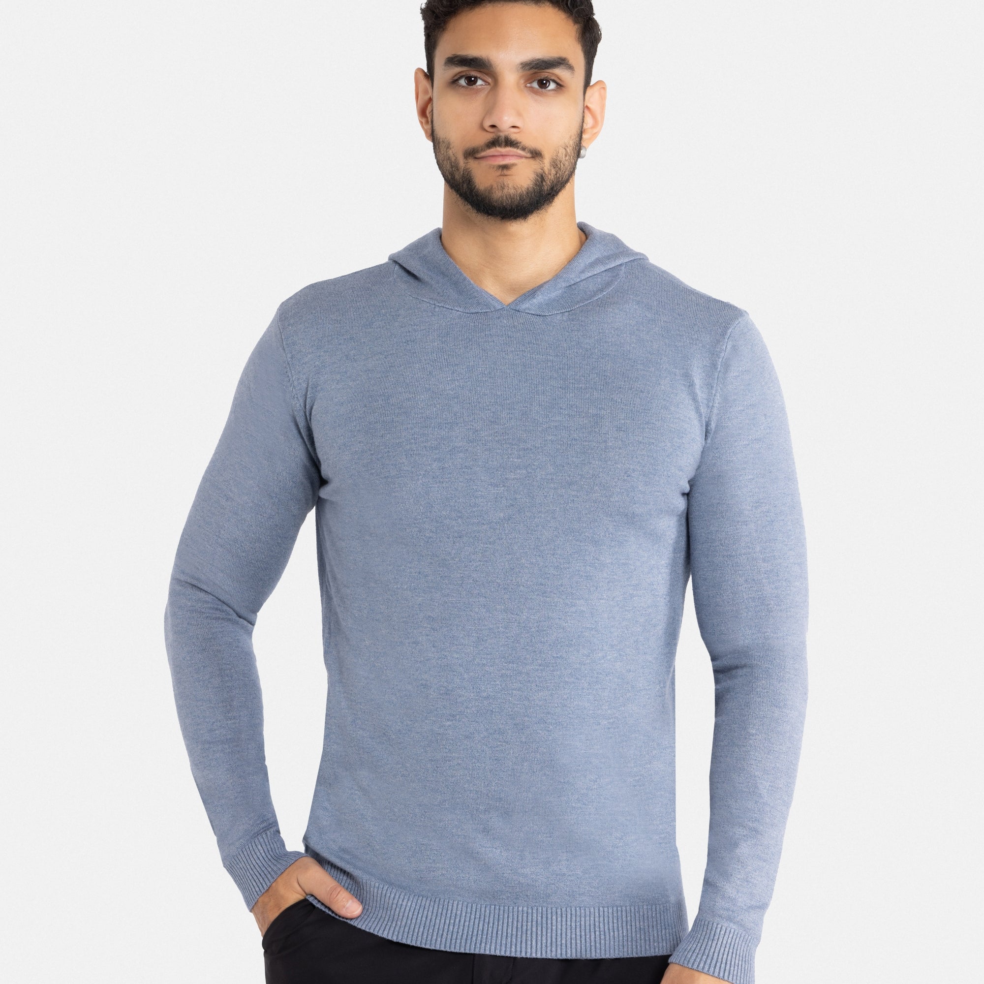 X RAY Men's Basic Casual Pullover Hooded Sweater