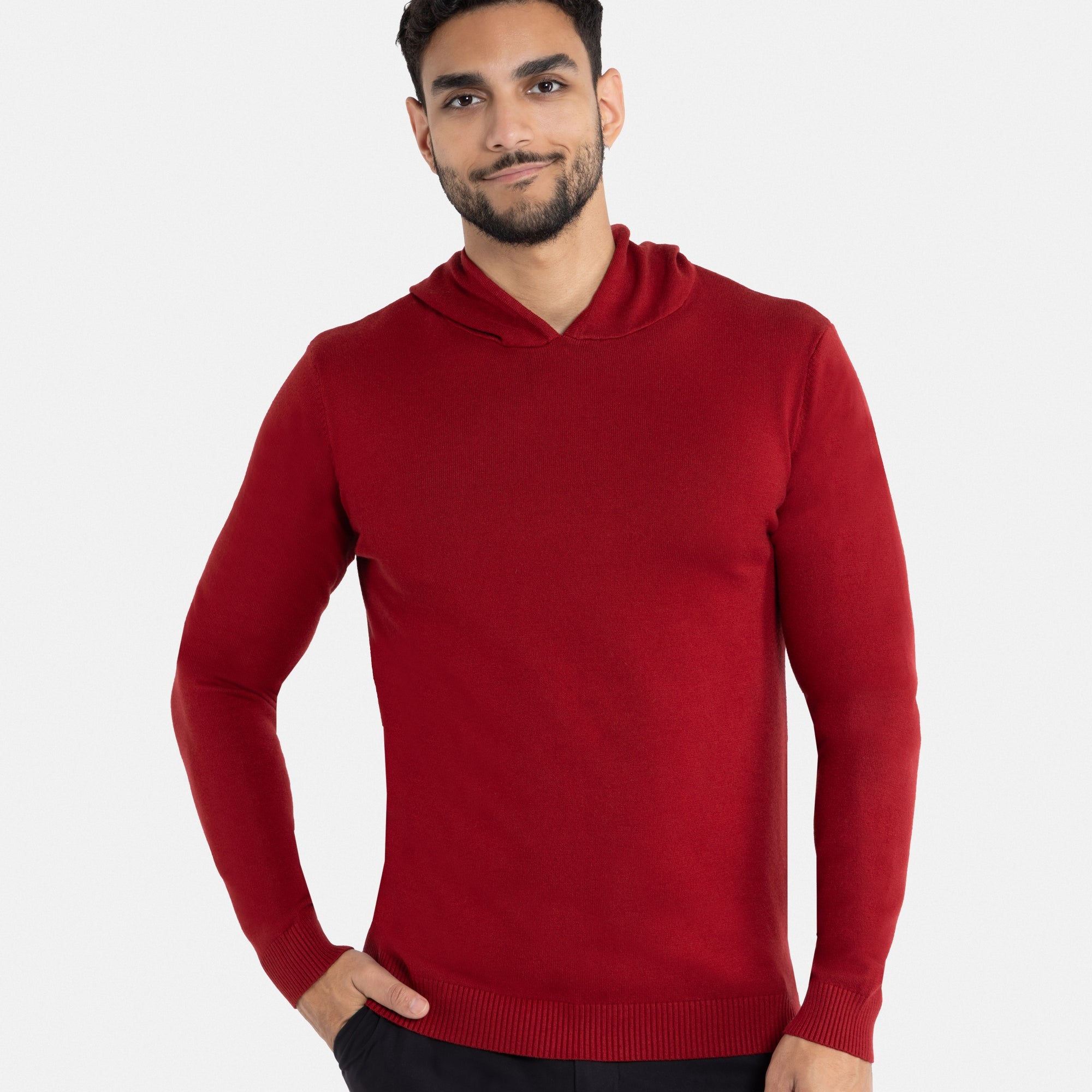 X RAY Men's Basic Casual Pullover Hooded Sweater