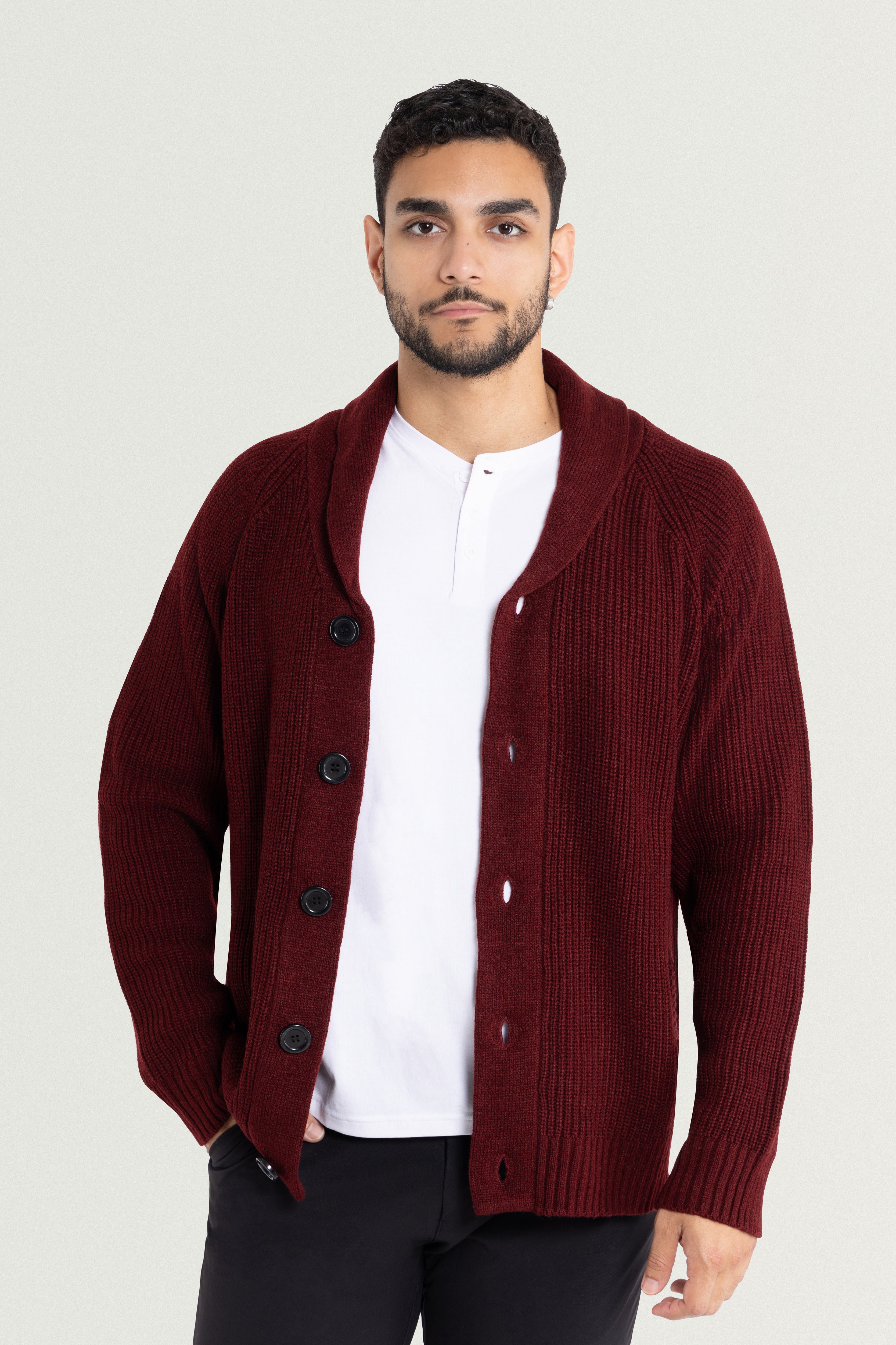 mens knit cardigan sweaters  zip up cardigan sweaters for men  brown button down sweater for men