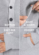 knitted cardigan  long male sweater  men's cardigan sweater with pockets  mr rogers bag