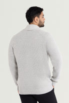 men's cable knit cardigan  men's button down sweater  men's shawl collar cardigan sweater