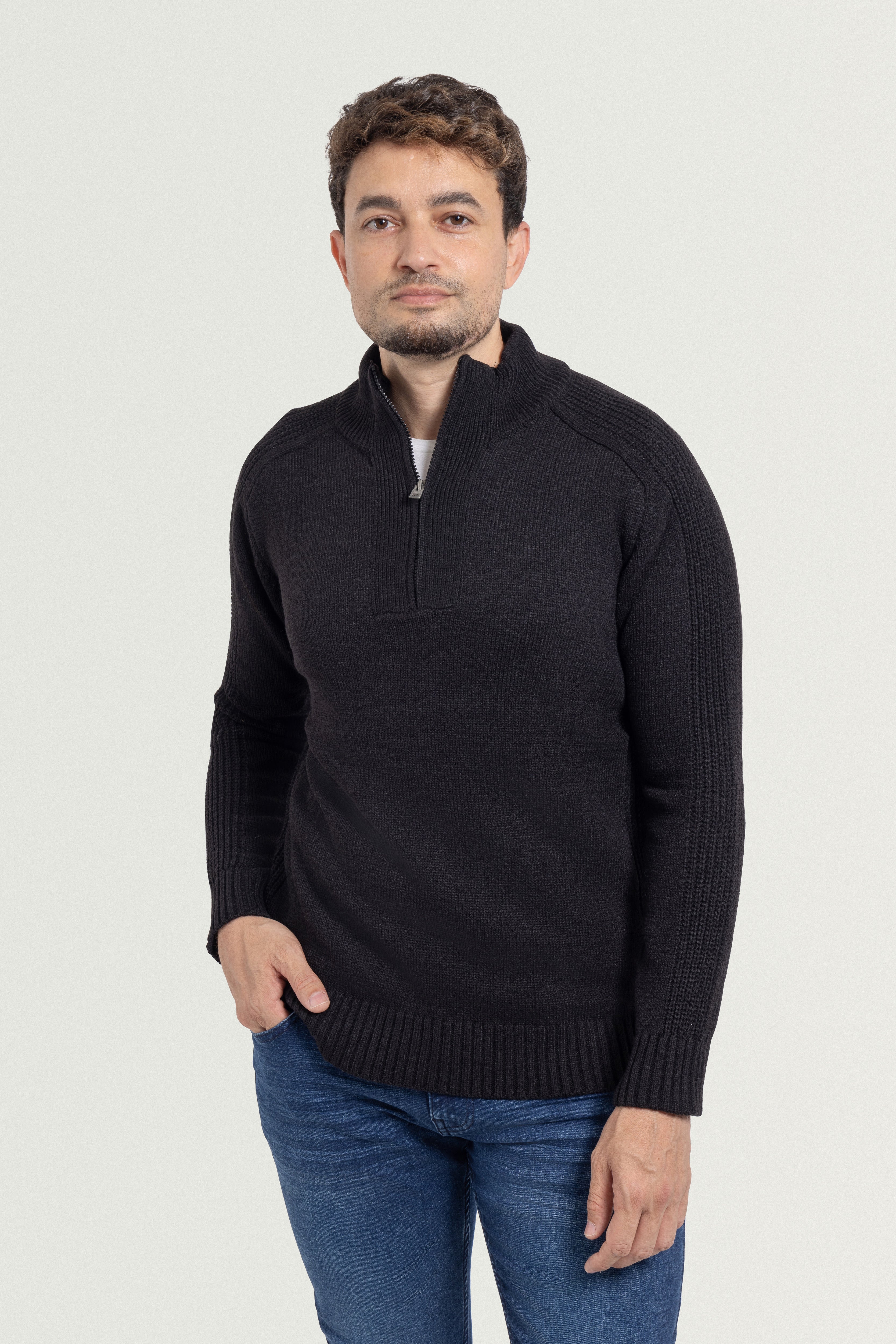 quarter zip men  black pullover jacket mens  black quarter zip  black quarter zip men