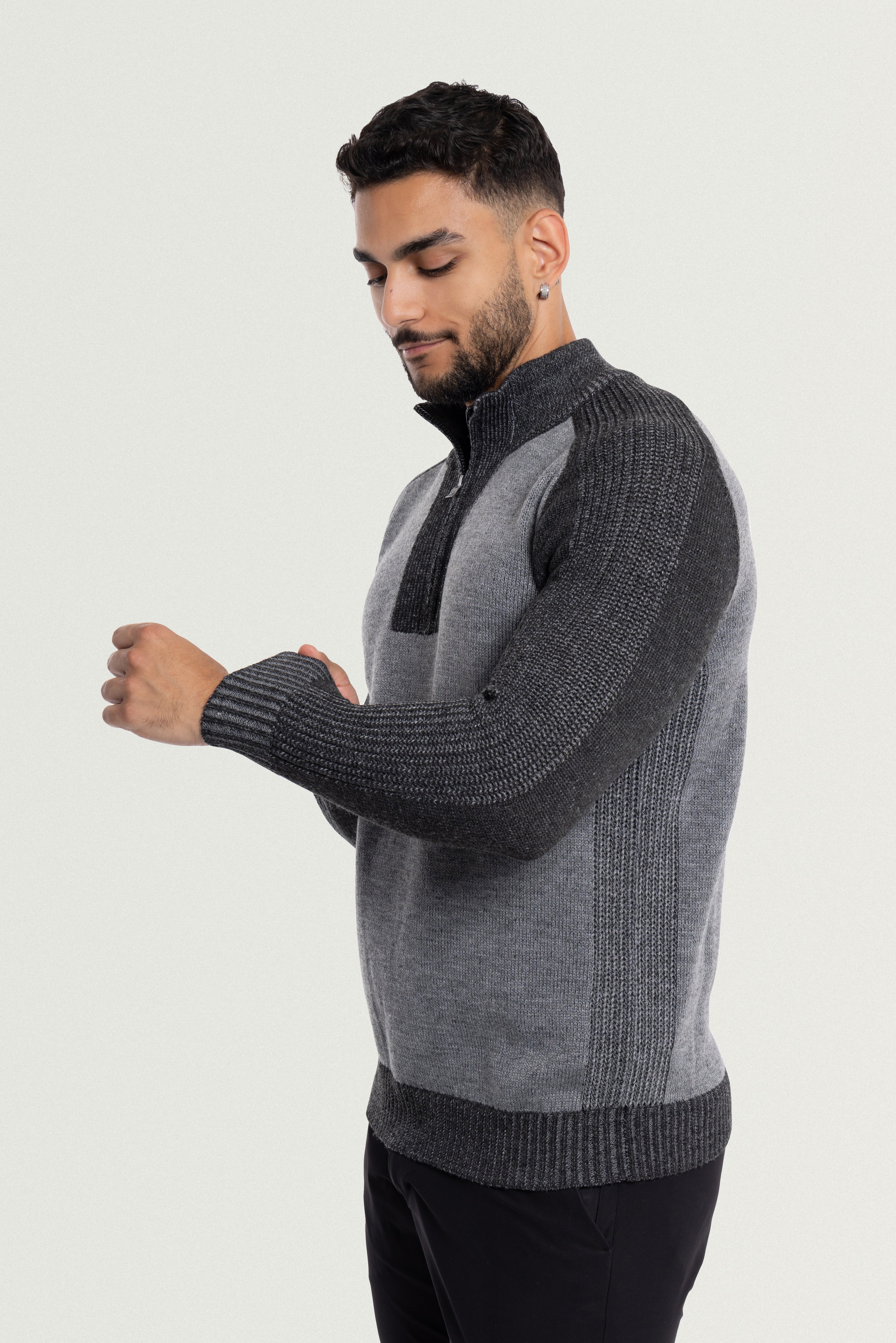 quarter zip men  black pullover jacket mens  black quarter zip  black quarter zip men