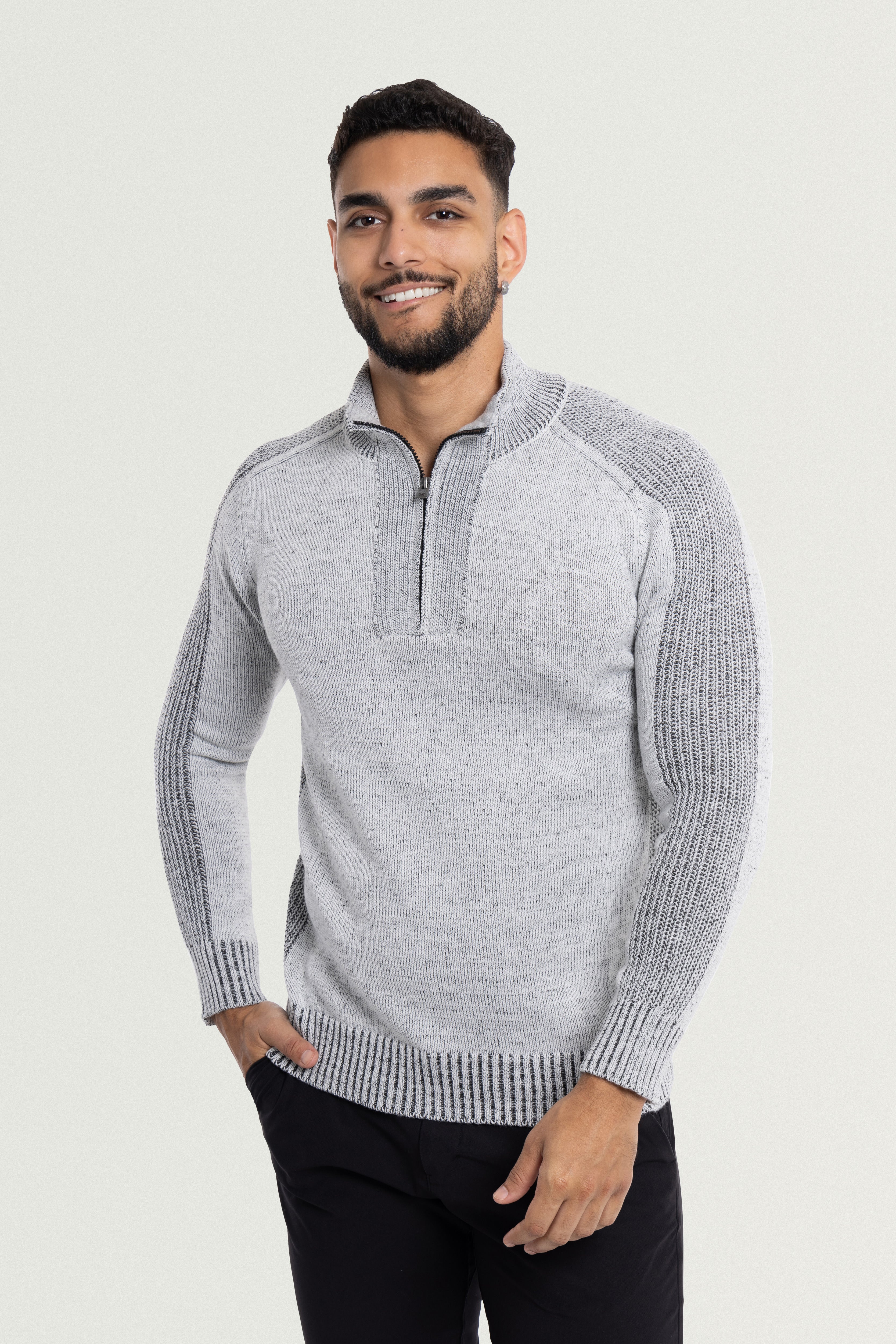 half zip mens sweater  half zip sweater men  half zip sweatshirt men