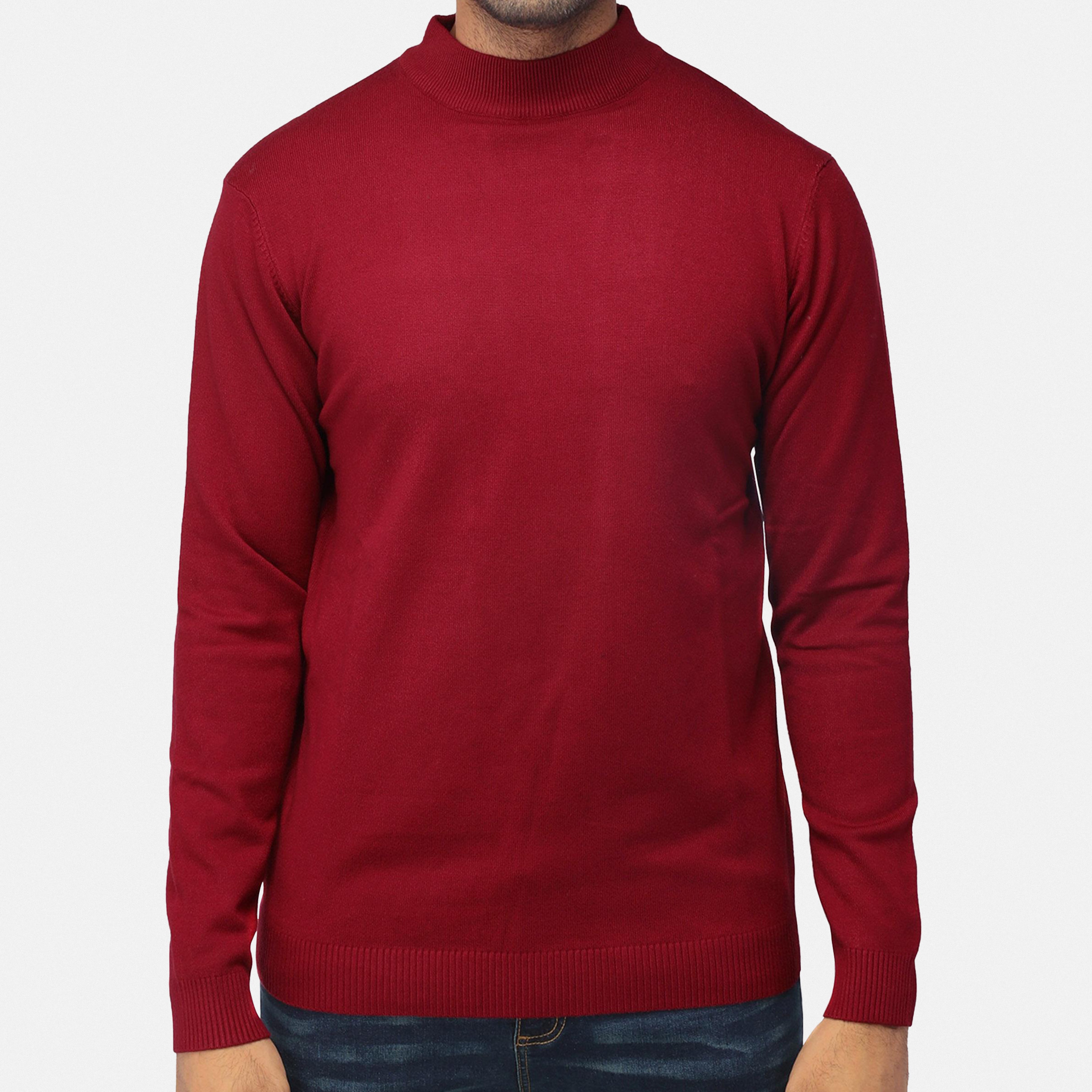 X RAY Men's Basic Casual Mockneck Sweater