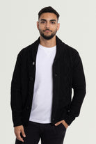 knitted cardigan  long male sweater  men's cardigan sweater with pockets  mr rogers bag