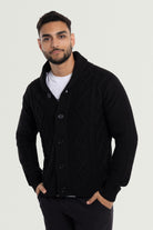 mens knit cardigan sweaters  zip up cardigan sweaters for men  brown button down sweater for men