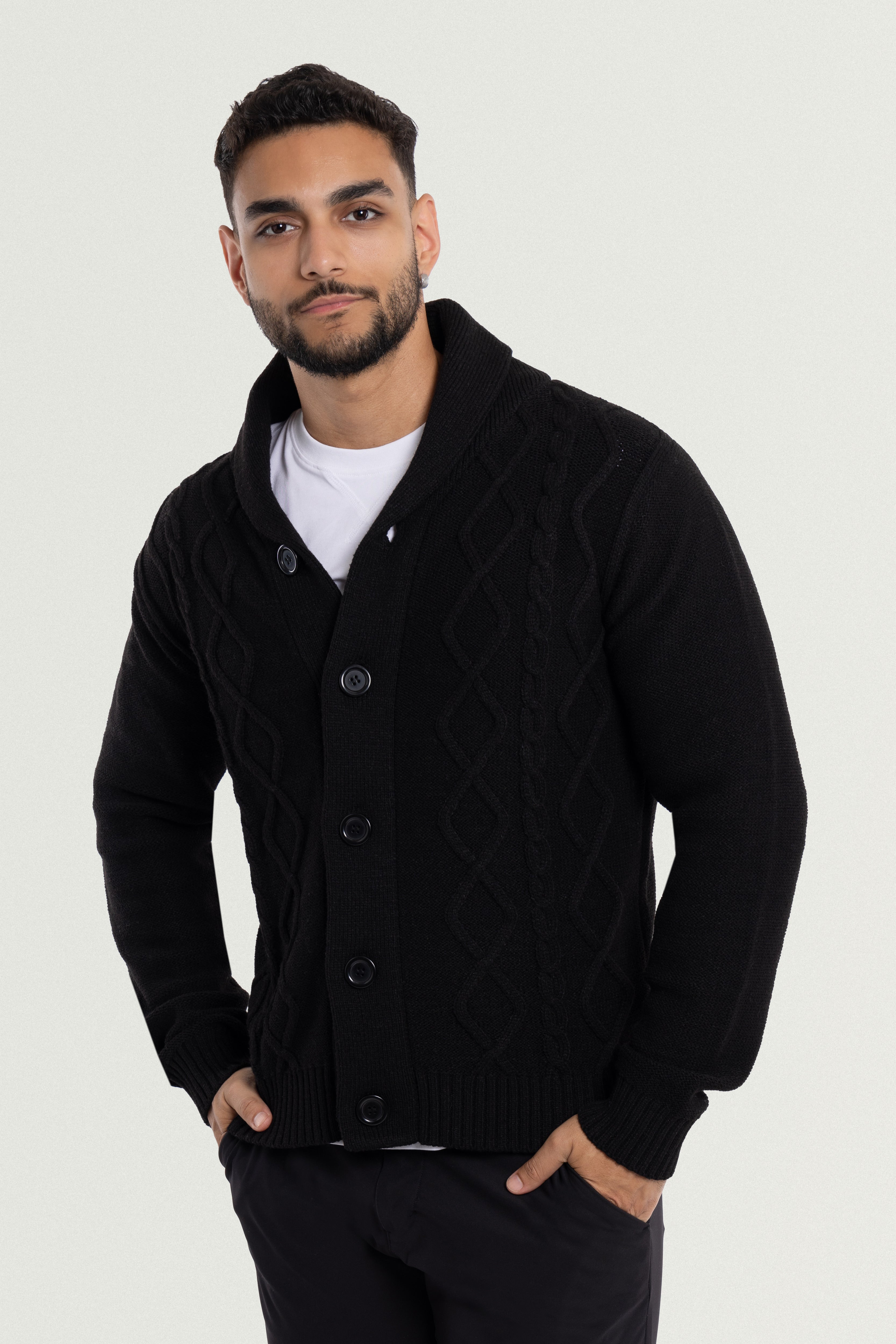 mens knit cardigan sweaters  zip up cardigan sweaters for men  brown button down sweater for men