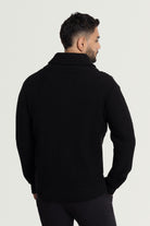 mens grandpa sweater  mens sweater korean  men's long cardigan  mens military wool sweater