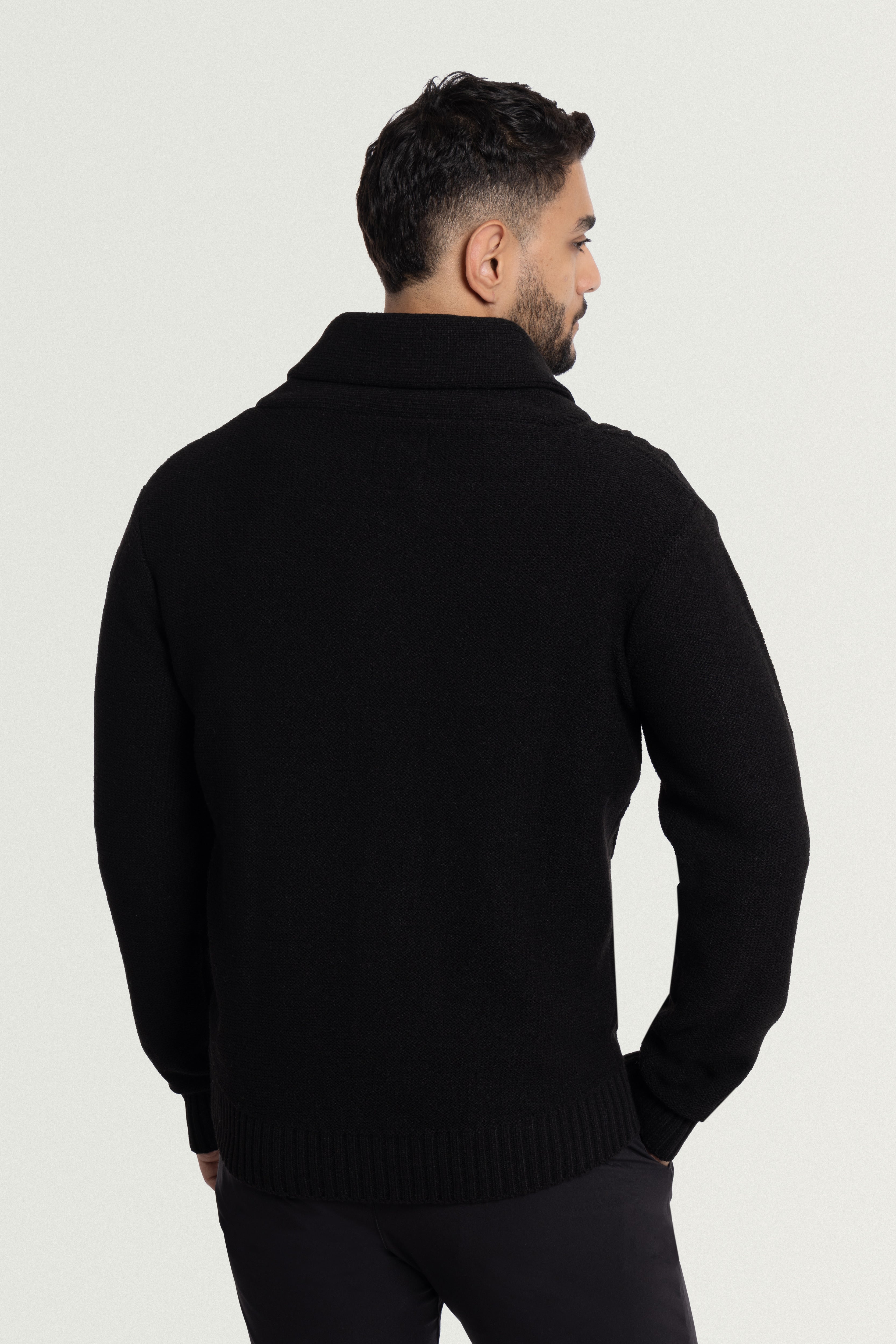 mens grandpa sweater  mens sweater korean  men's long cardigan  mens military wool sweater