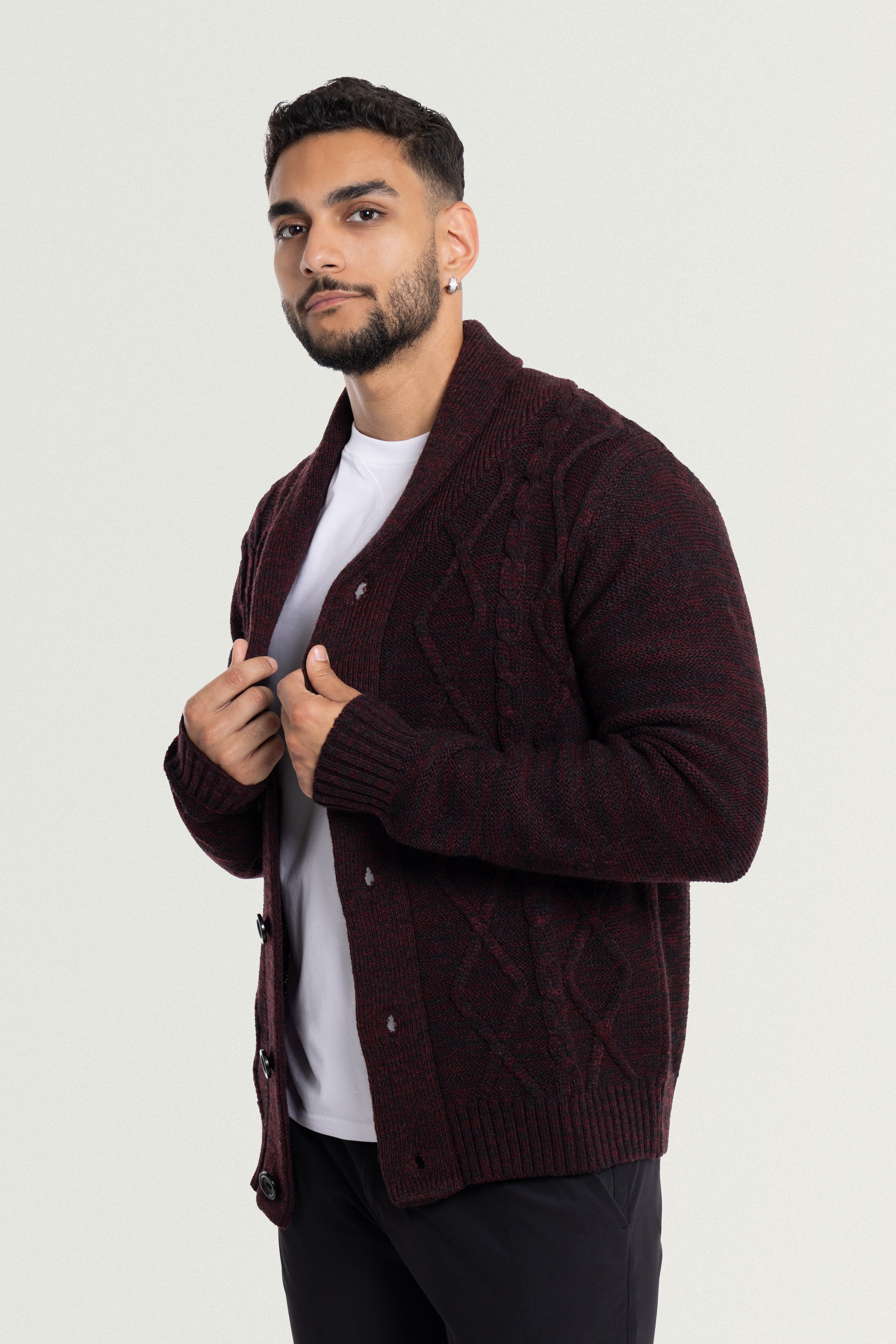 winter cardigan men  light blue cardigan men  wool cardigan brown  sweater button up mens